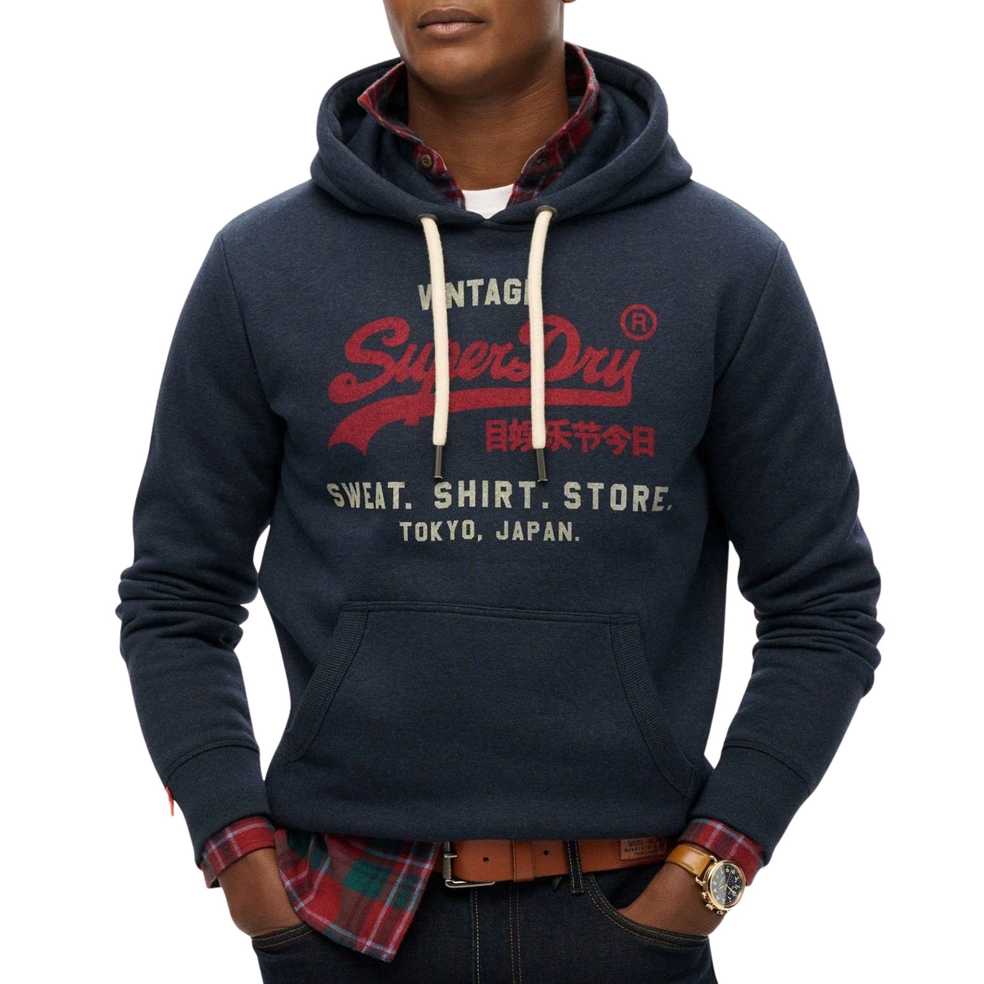 Superdry Vintage Logo Heritage Relaxed Hoodie Heren