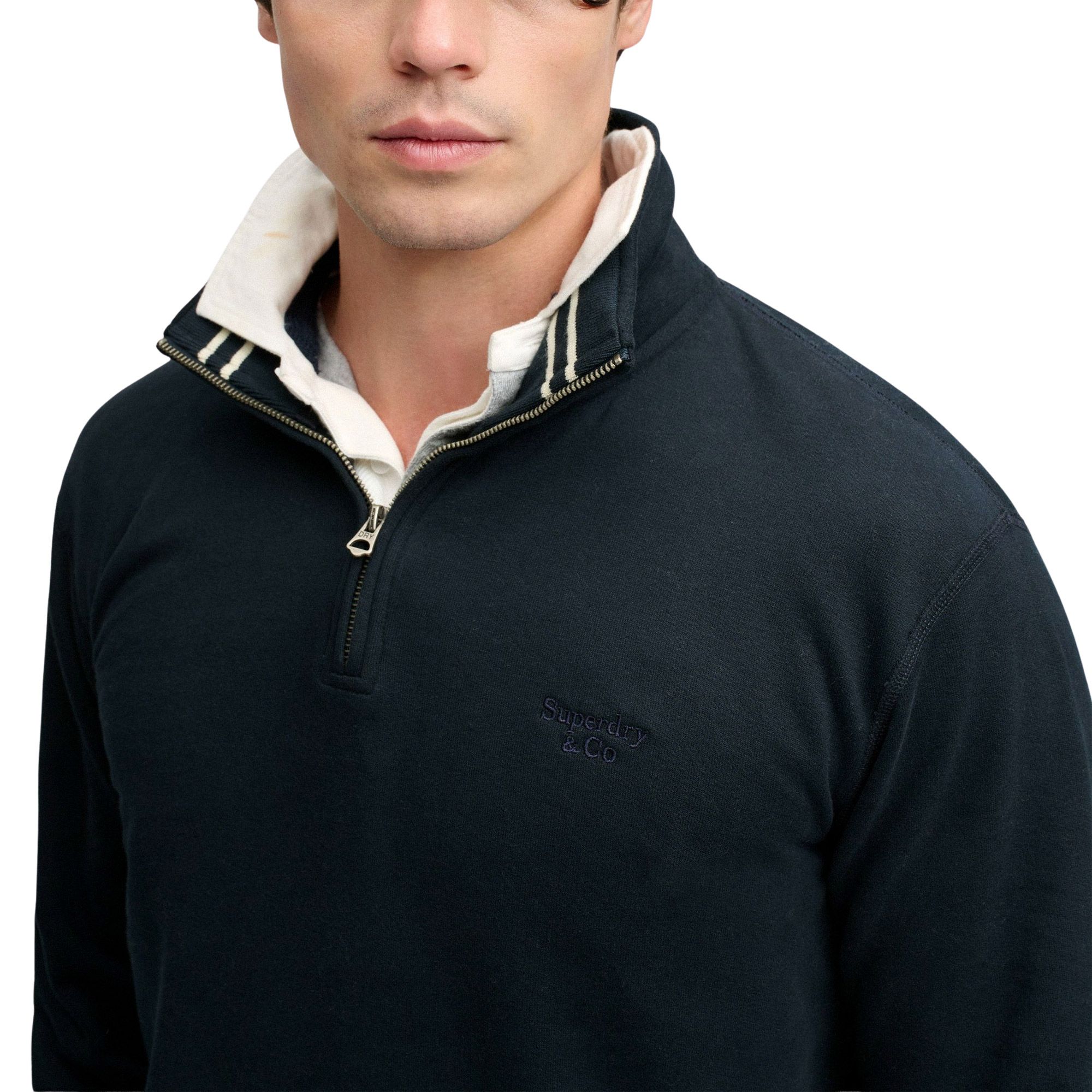 Pull Superdry Essential Serif Half Zip Hommes