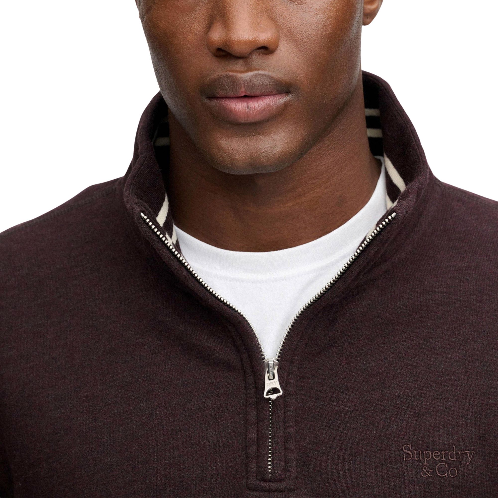 Pull Superdry Essential Serif Half Zip Hommes