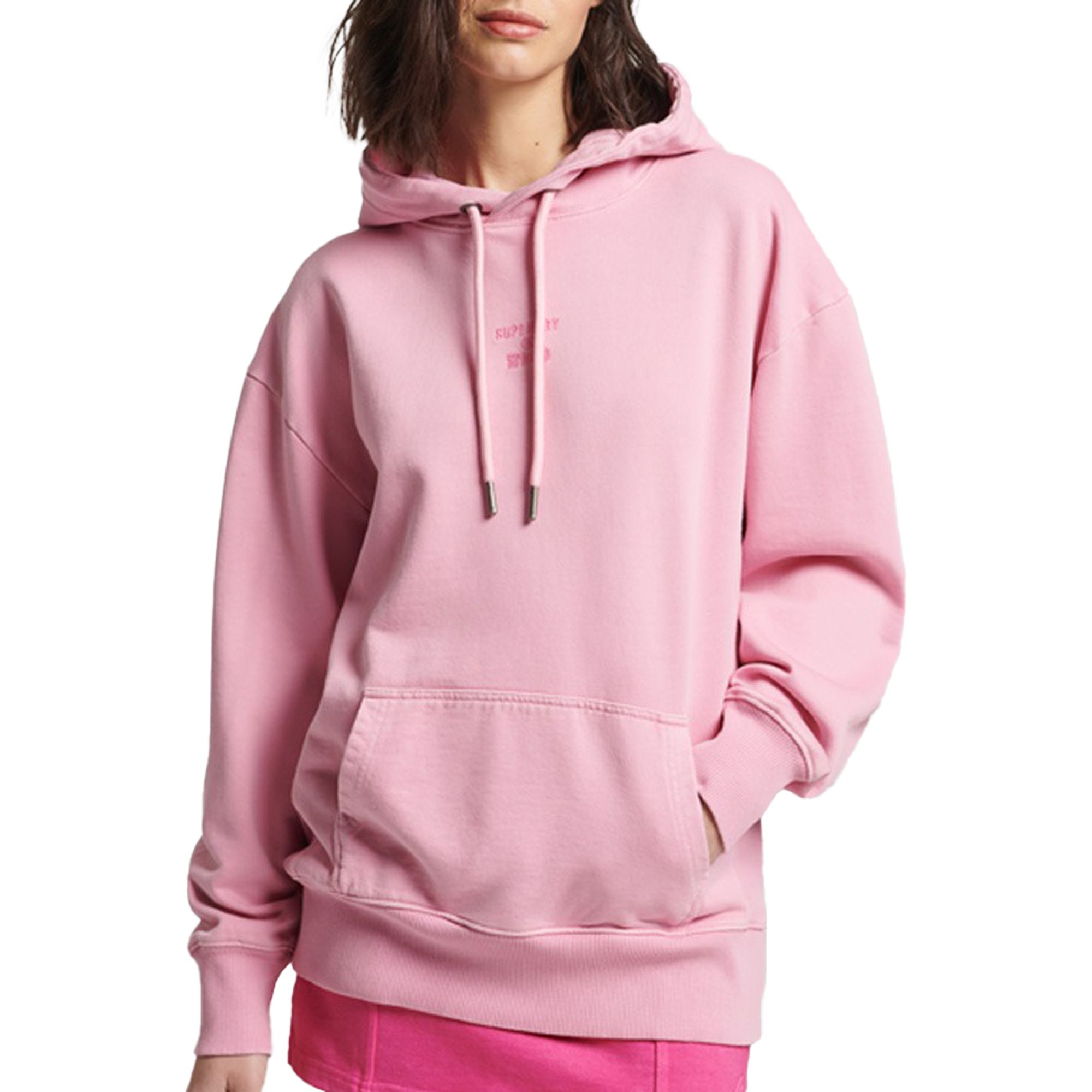 Superdry Code CL Garment Dye Oversized Hoodie Dames