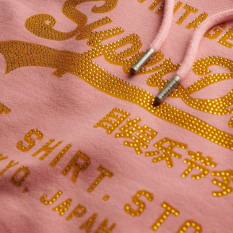 Superdry Embellished Vl Relaxed Hoodie Dames
