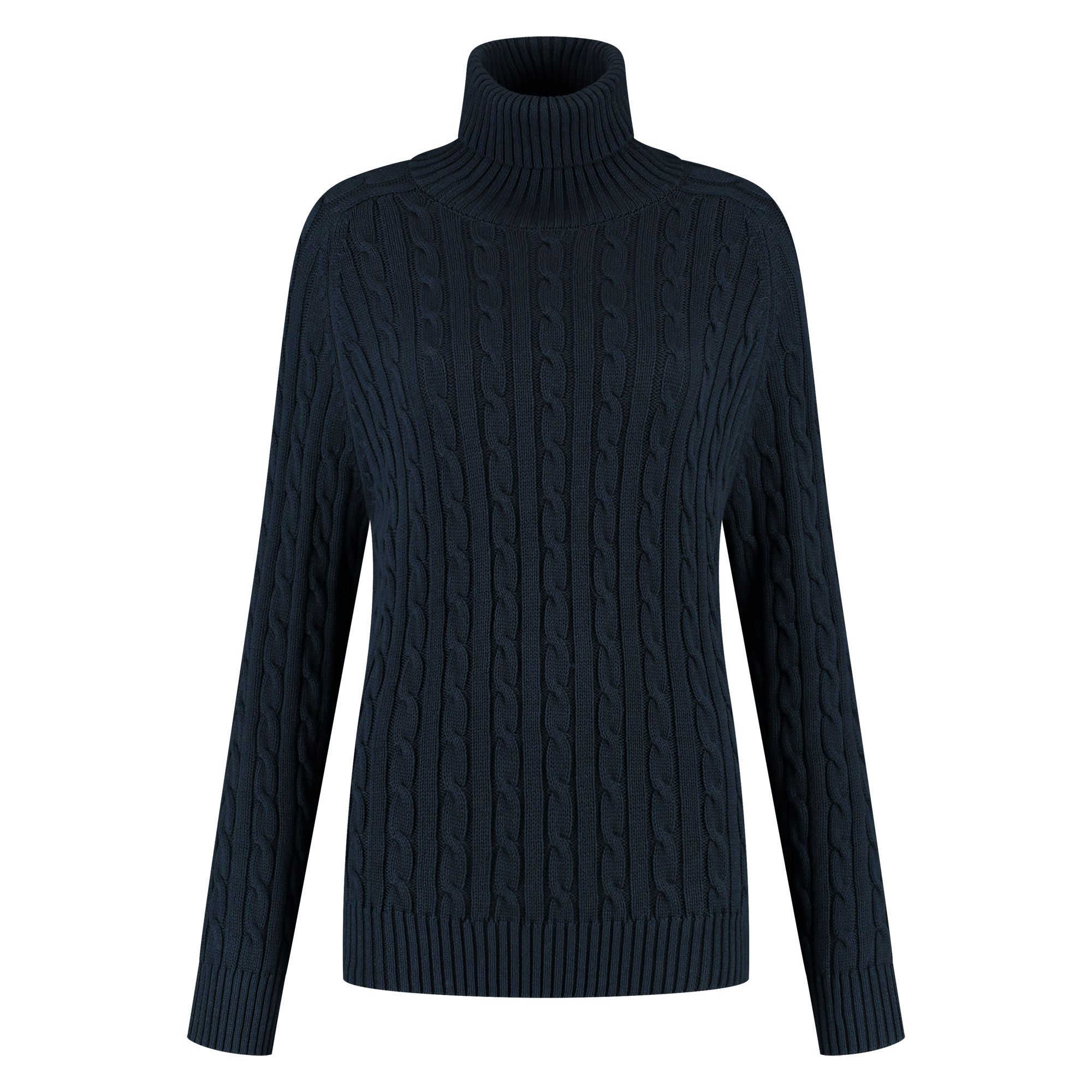 Superdry Slouchy Cable Roll Neck Trui Dames