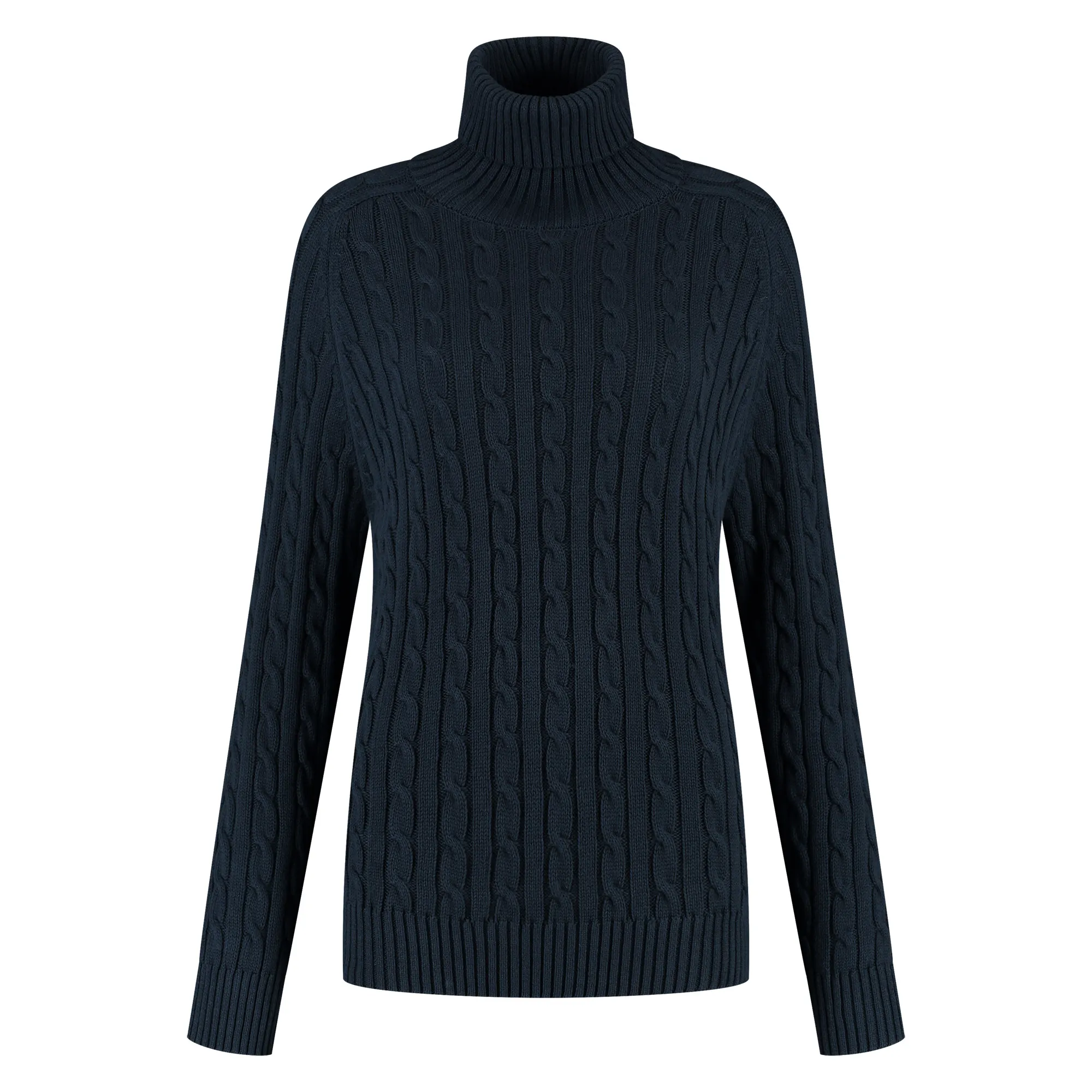 Superdry Slouchy Cable Roll Neck Trui Dames