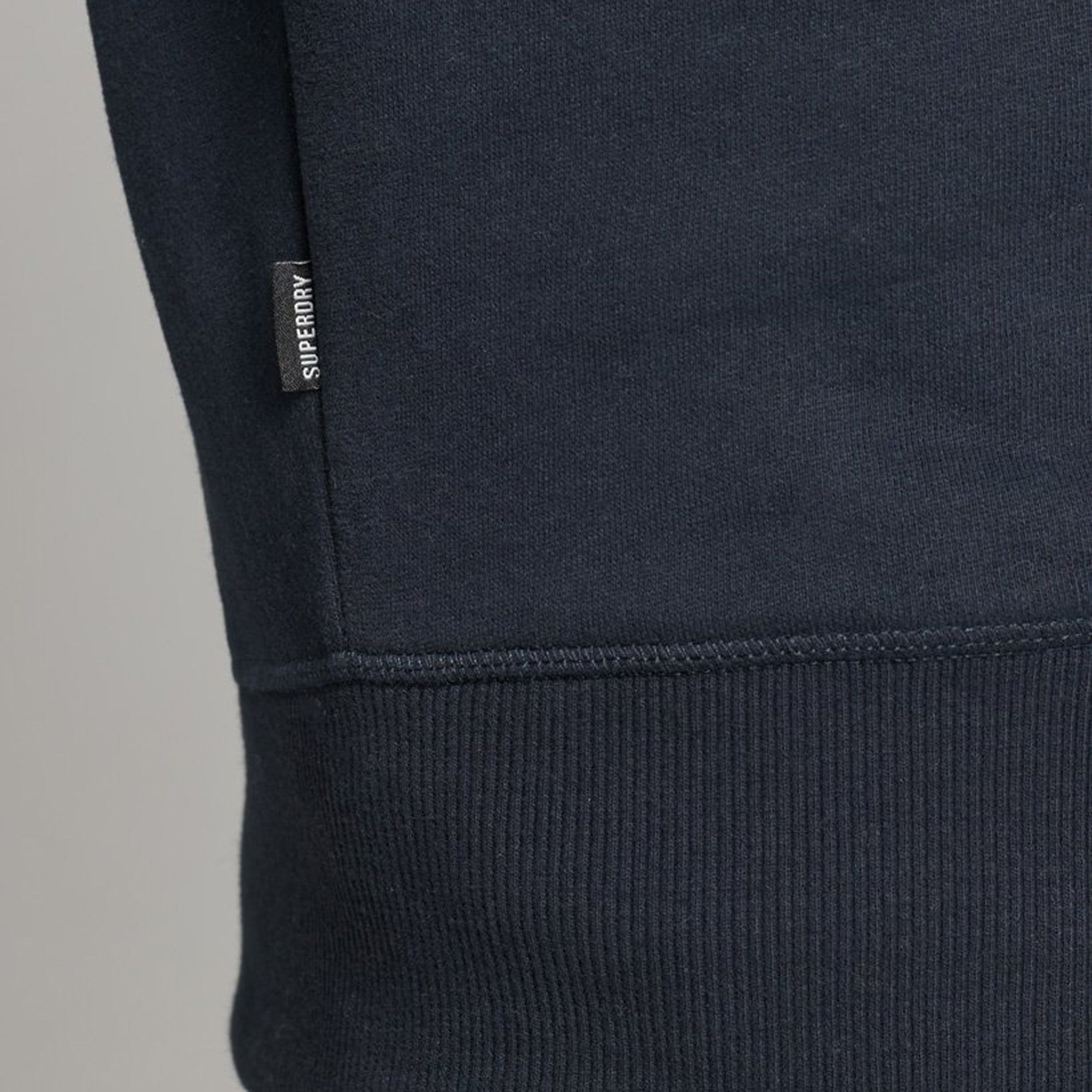 Superdry Vintage Logo Embossed Half Zip Henley Trui Heren
