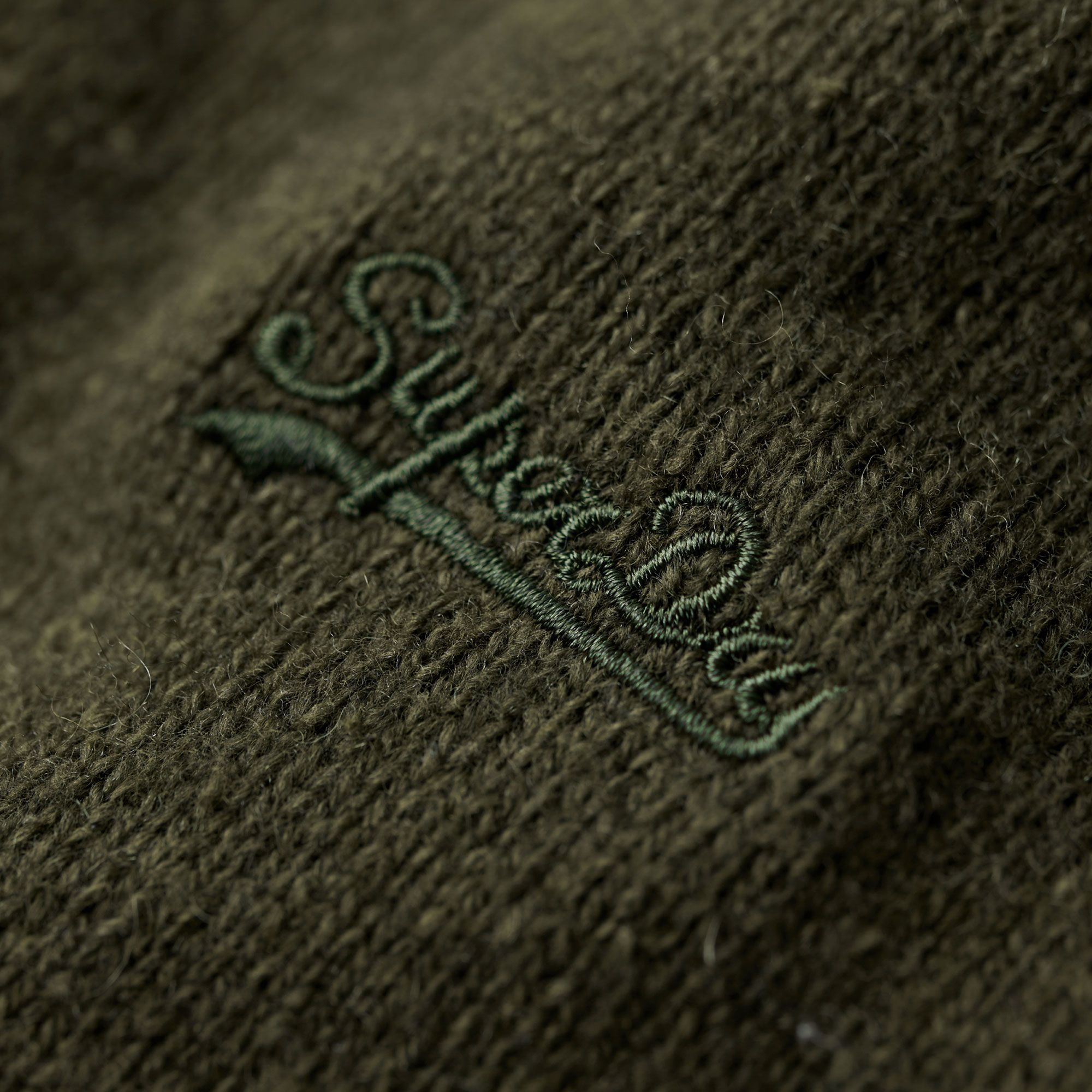 Superdry Essential Embroidered Knit Henley Trui Heren