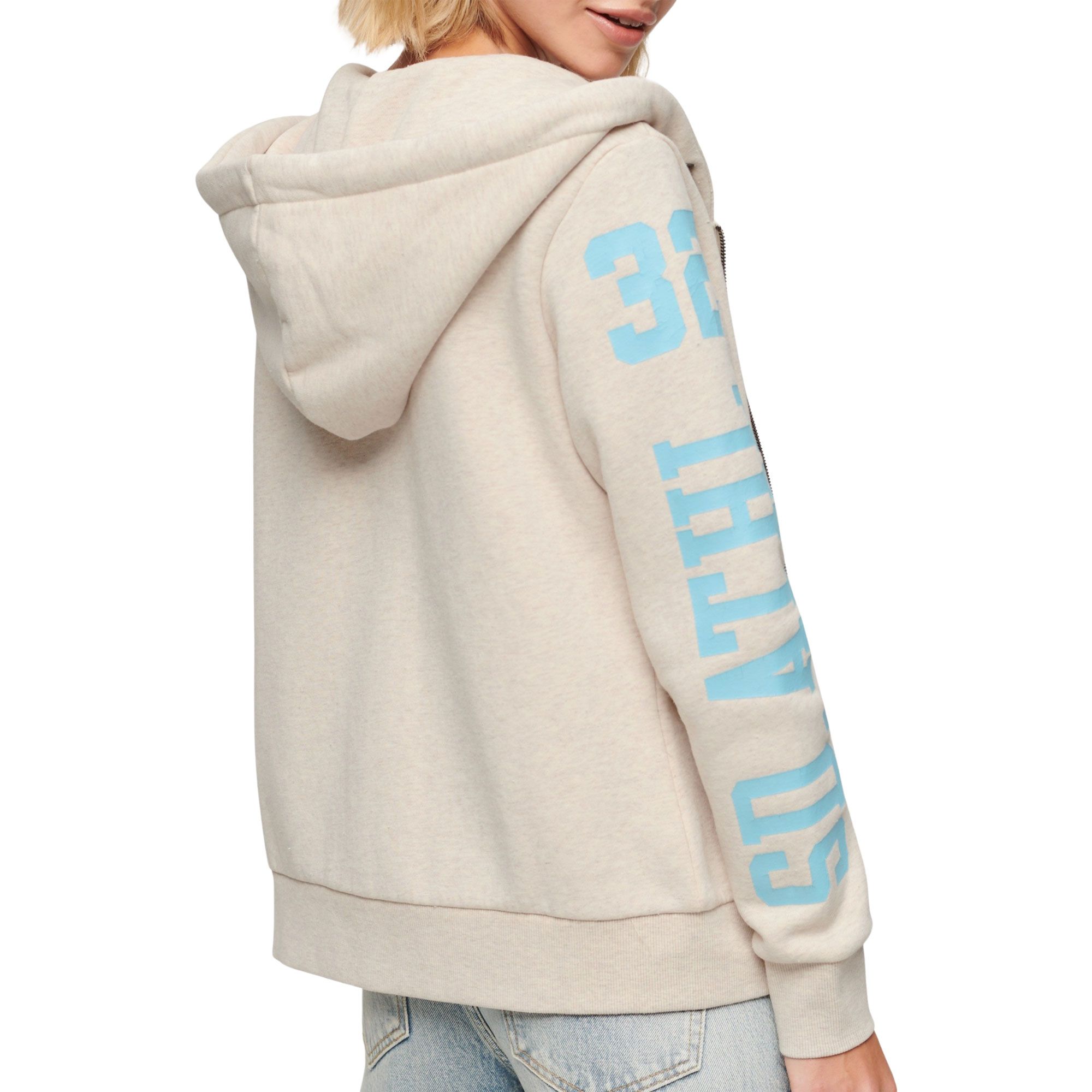 Superdry Super Athletic Graphic Hooded Sweatjacke Damen