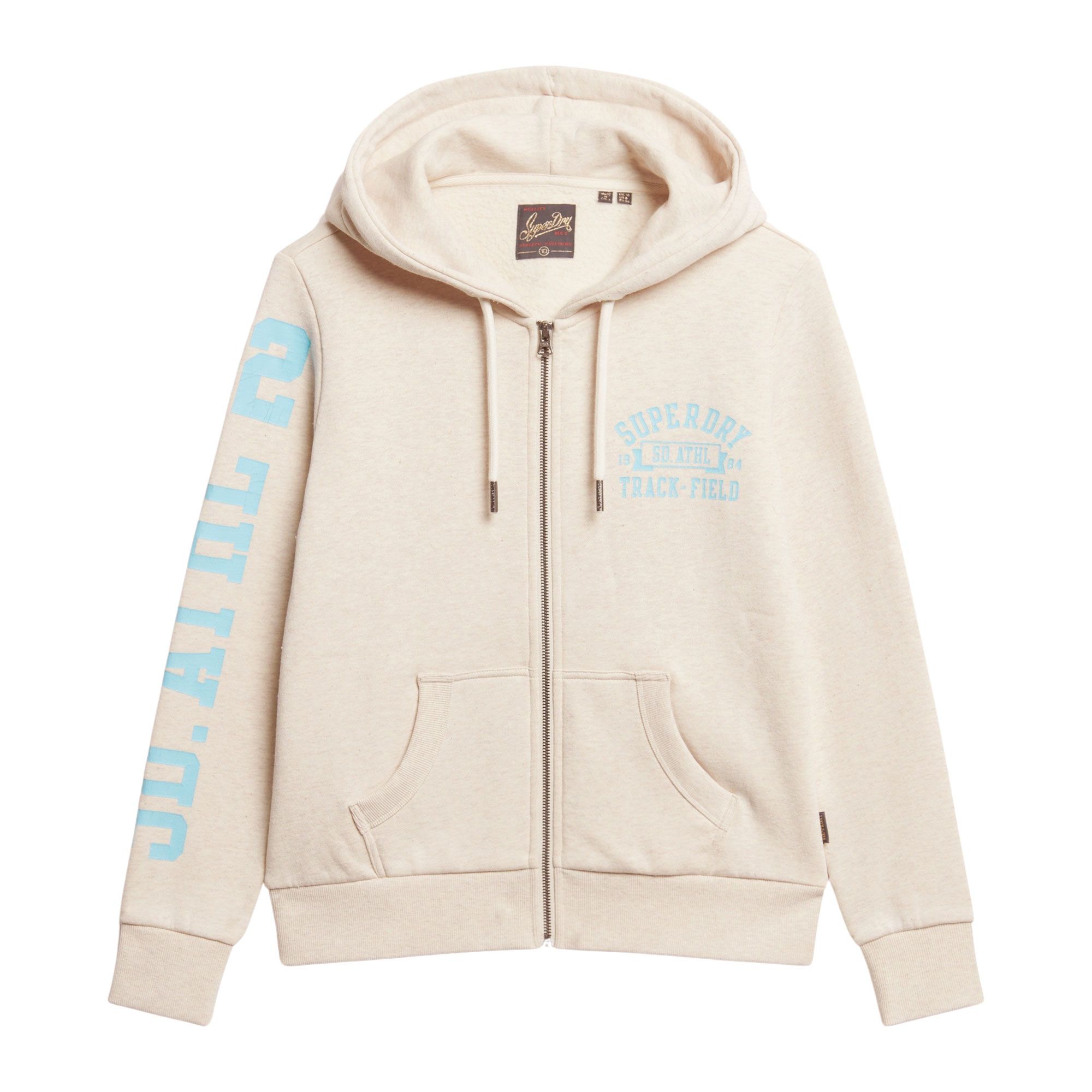 Superdry Super Athletic Graphic Hooded Sweatjacke Damen