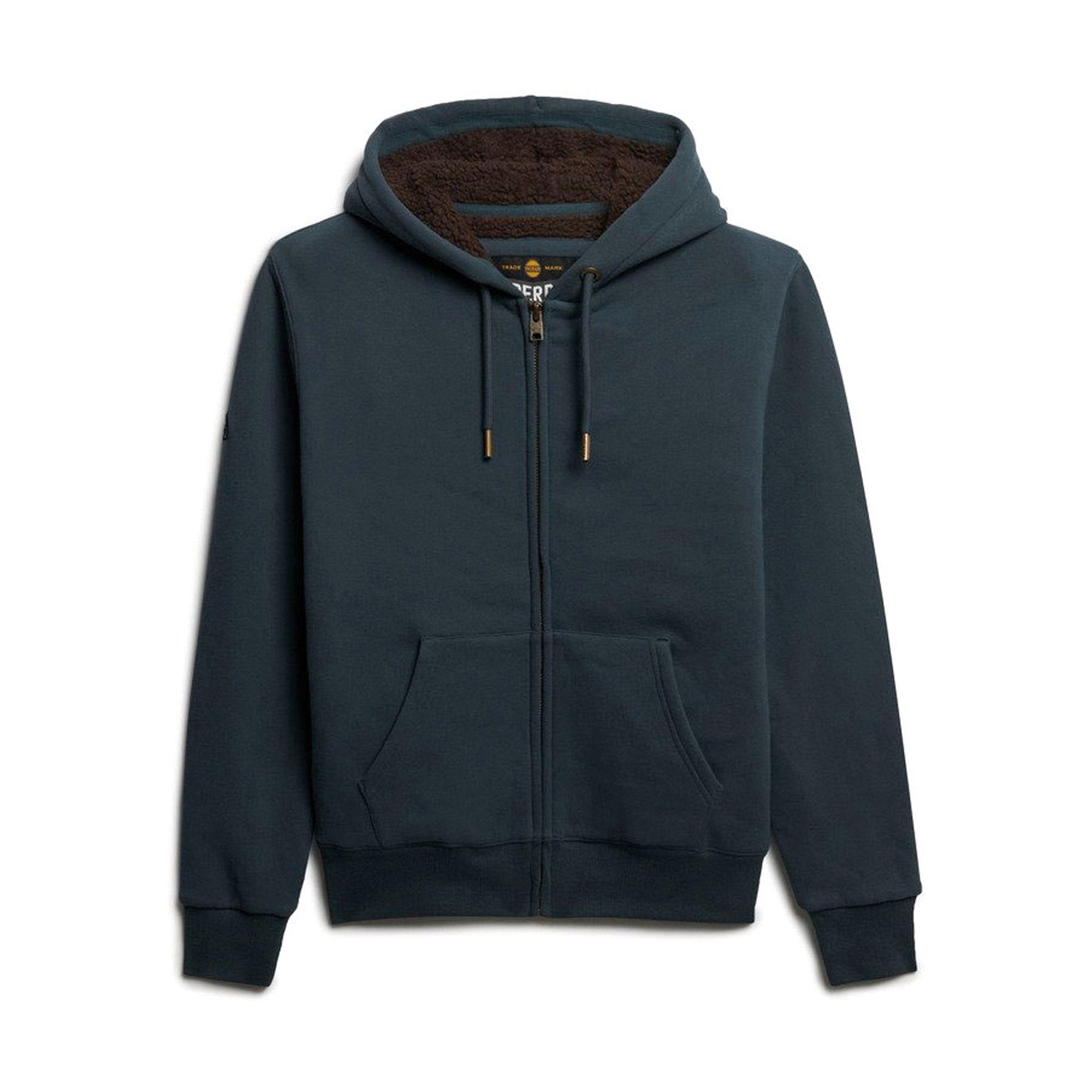 KLEUR Superdry Borg Lined Zip Vest Heren