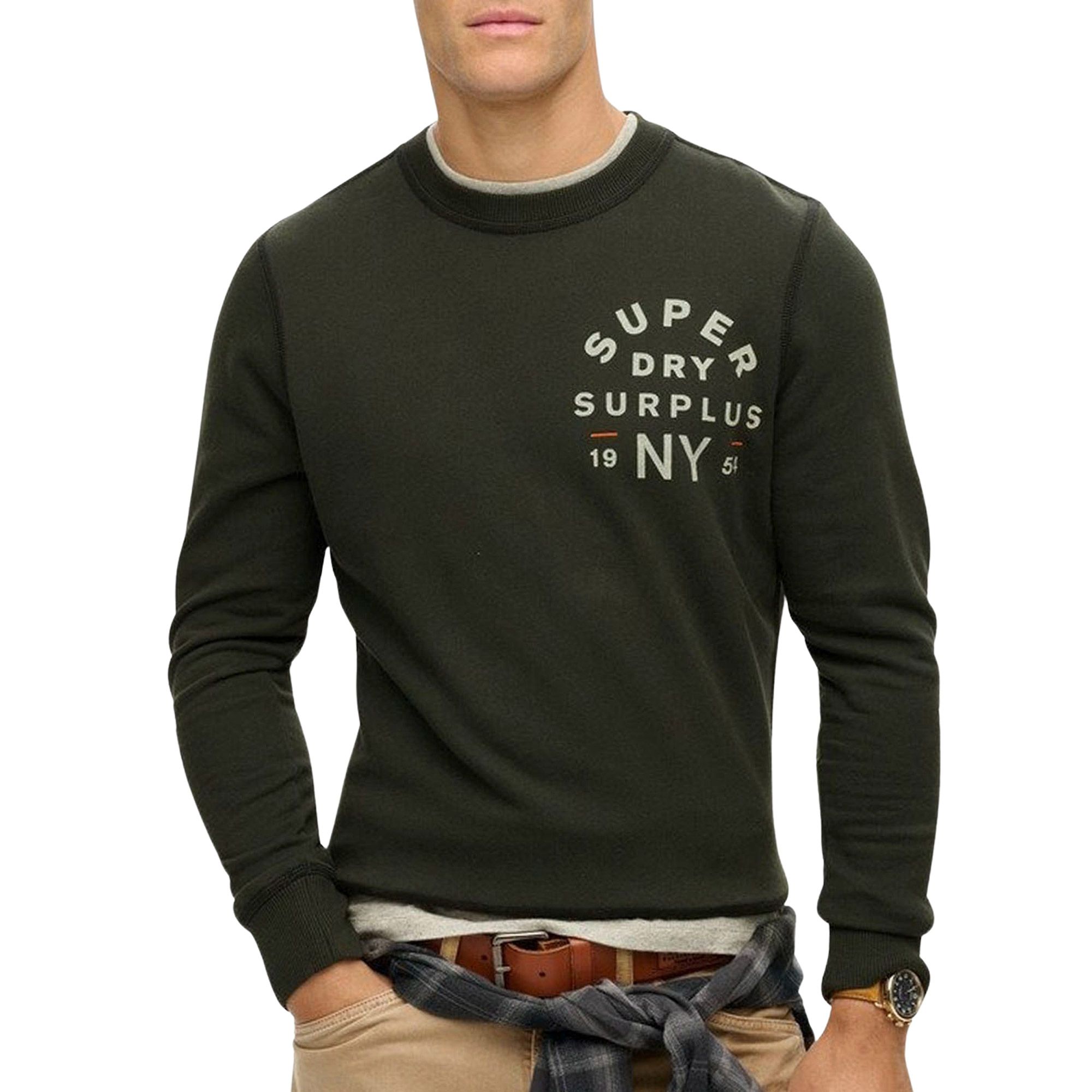 Superdry Surplus Graphic Crew Sweater Heren