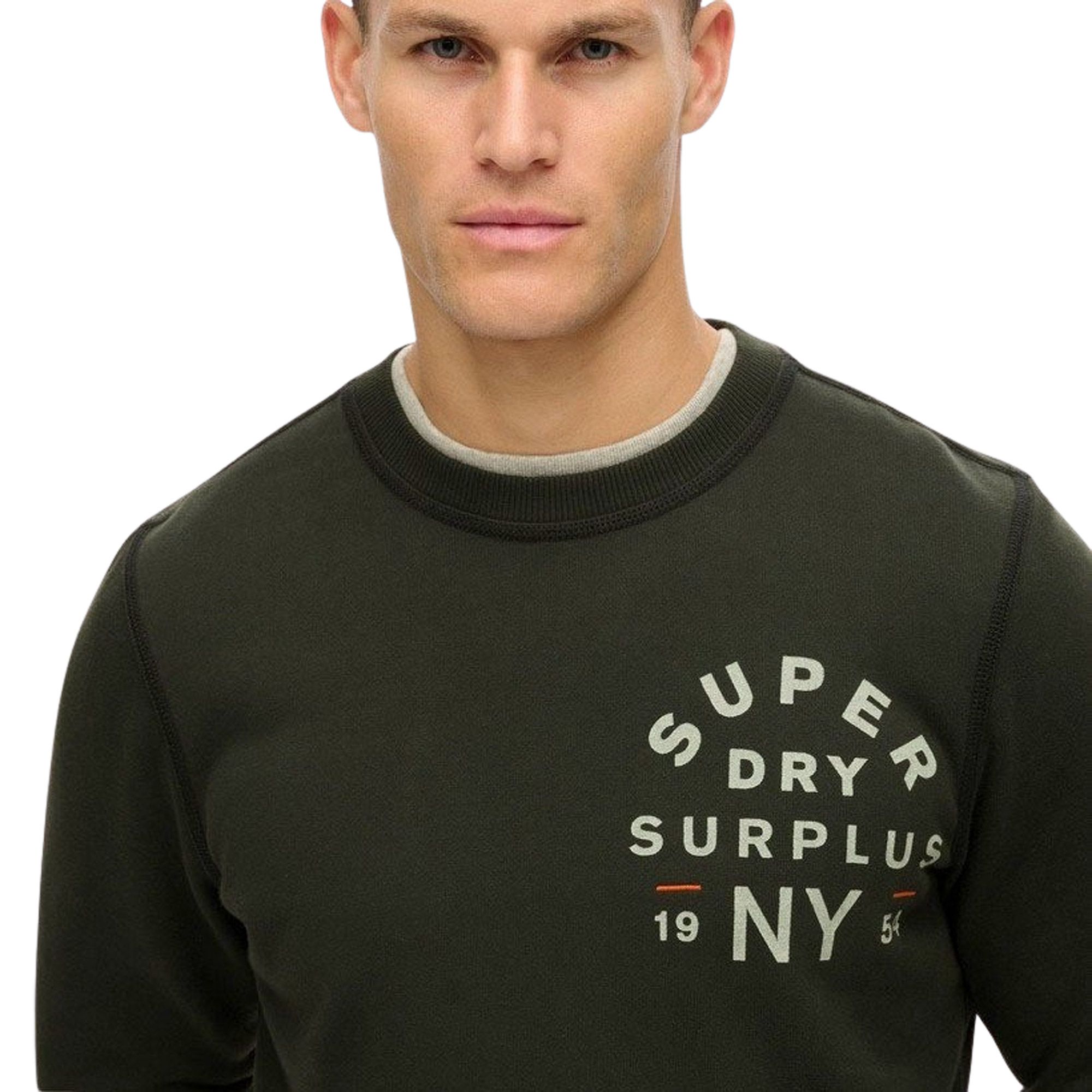 Superdry Surplus Graphic Crew Sweater Heren