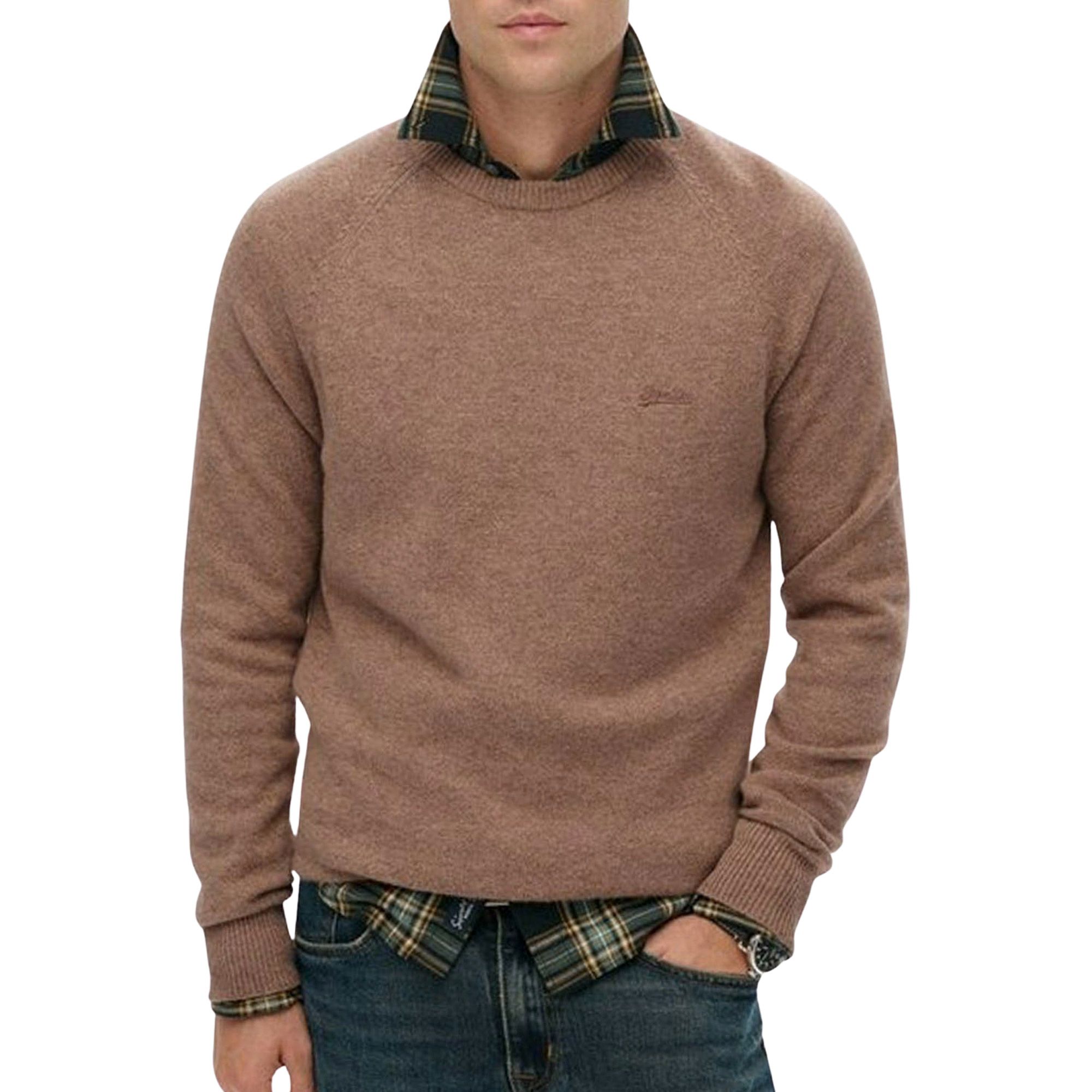 Superdry Wool Blend Jumper Sweater Homme