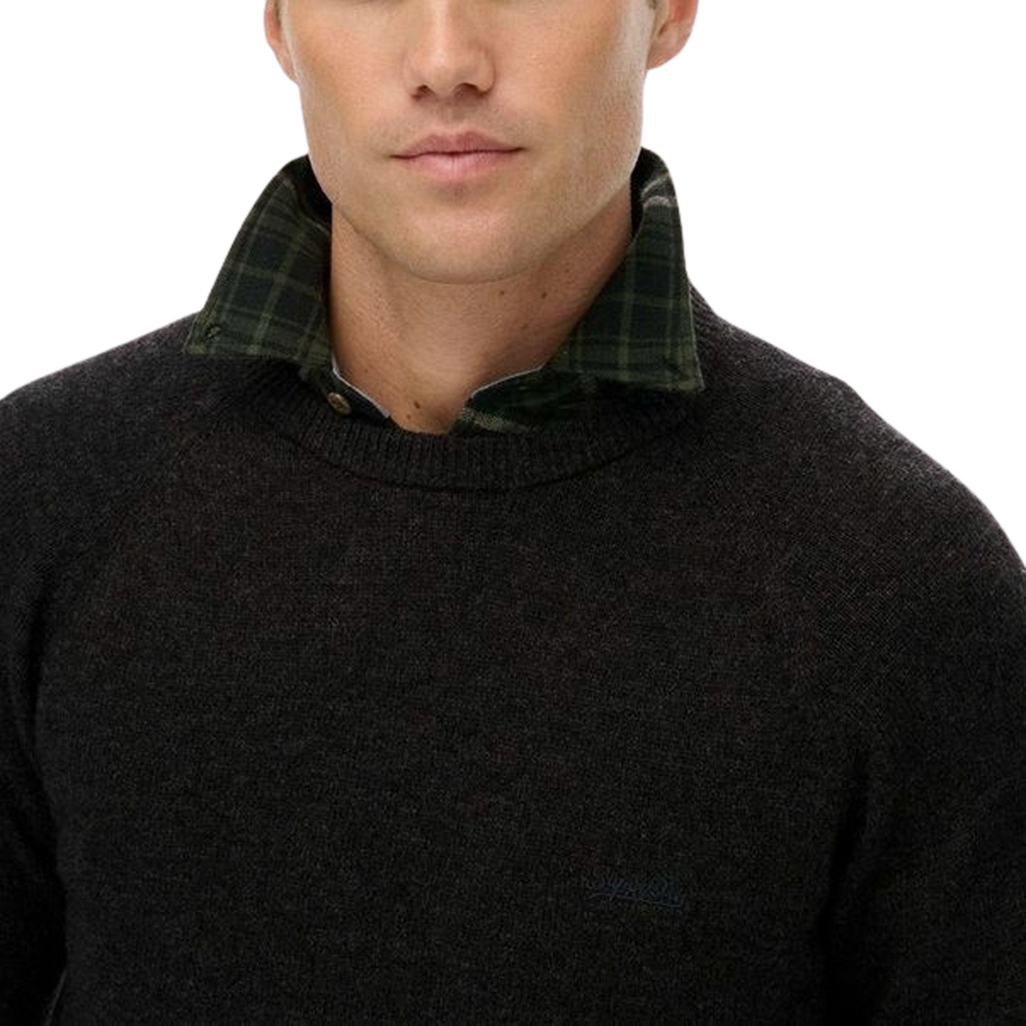 Superdry Wool Blend Jumper Sweater Heren