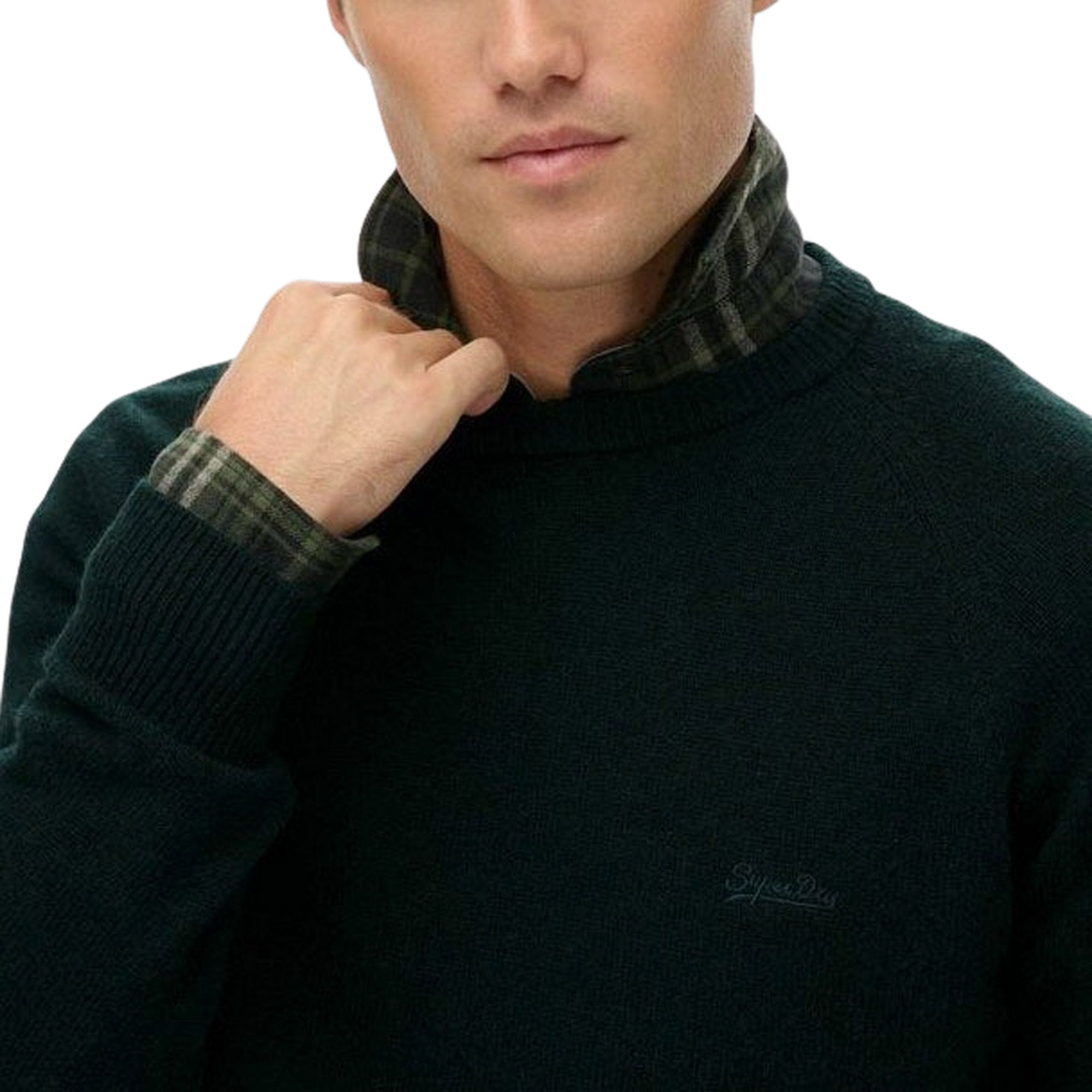 Superdry Wool Blend Jumper Sweater Heren
