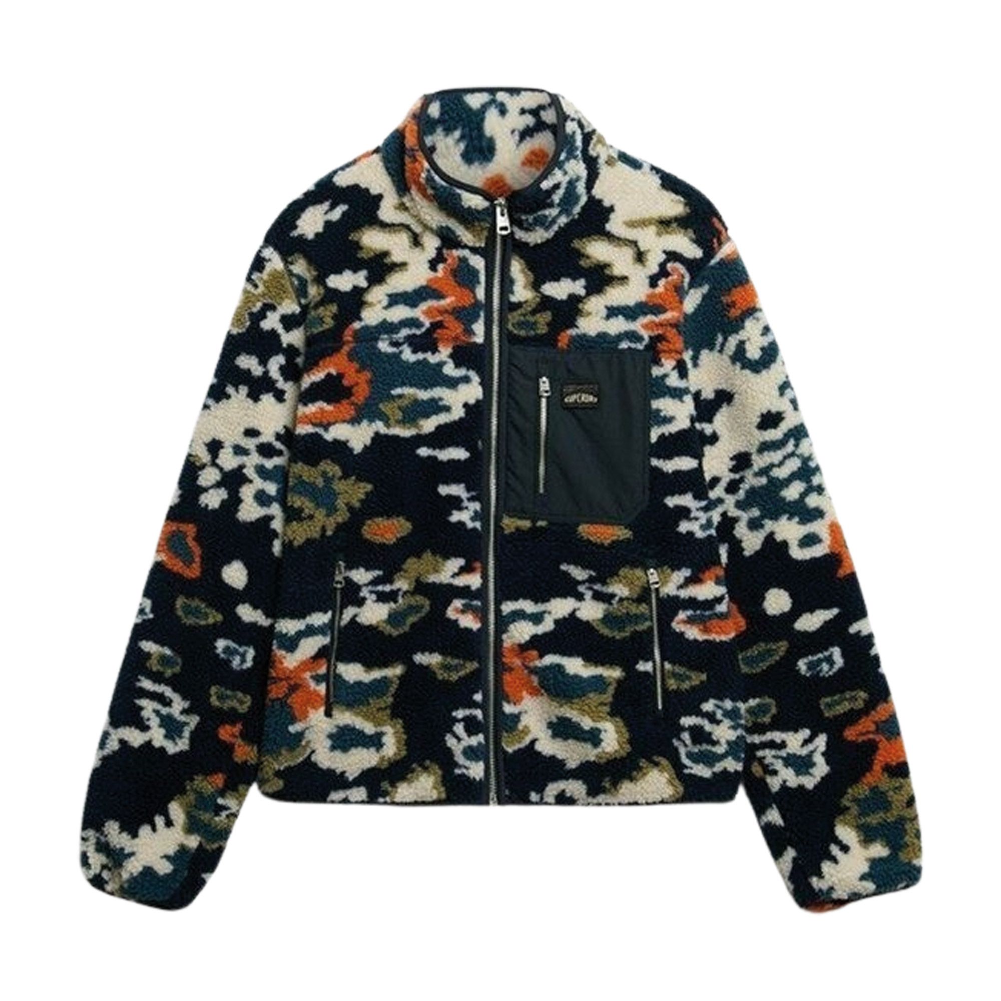 Veste Superdry Printed Zip Through Fleece Hommes