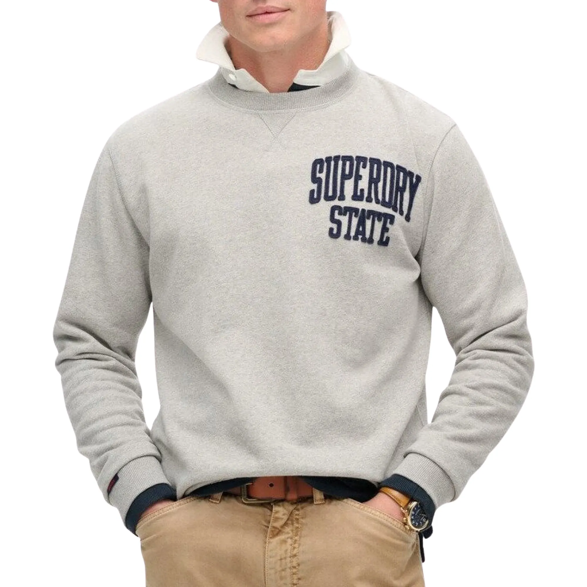 Superdry Vintage Athletic Crew Sweater Heren