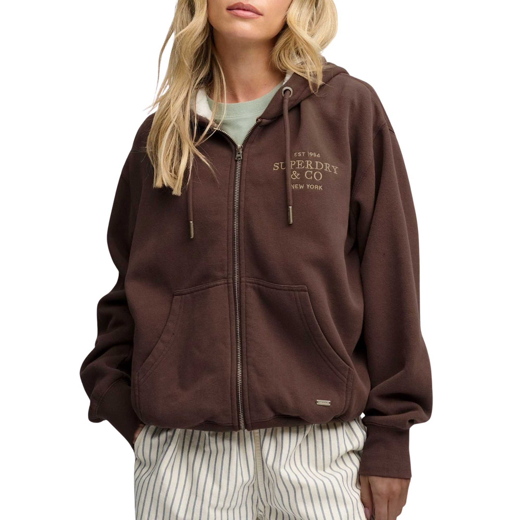 Superdry Luxe Zip Hoodie Dames