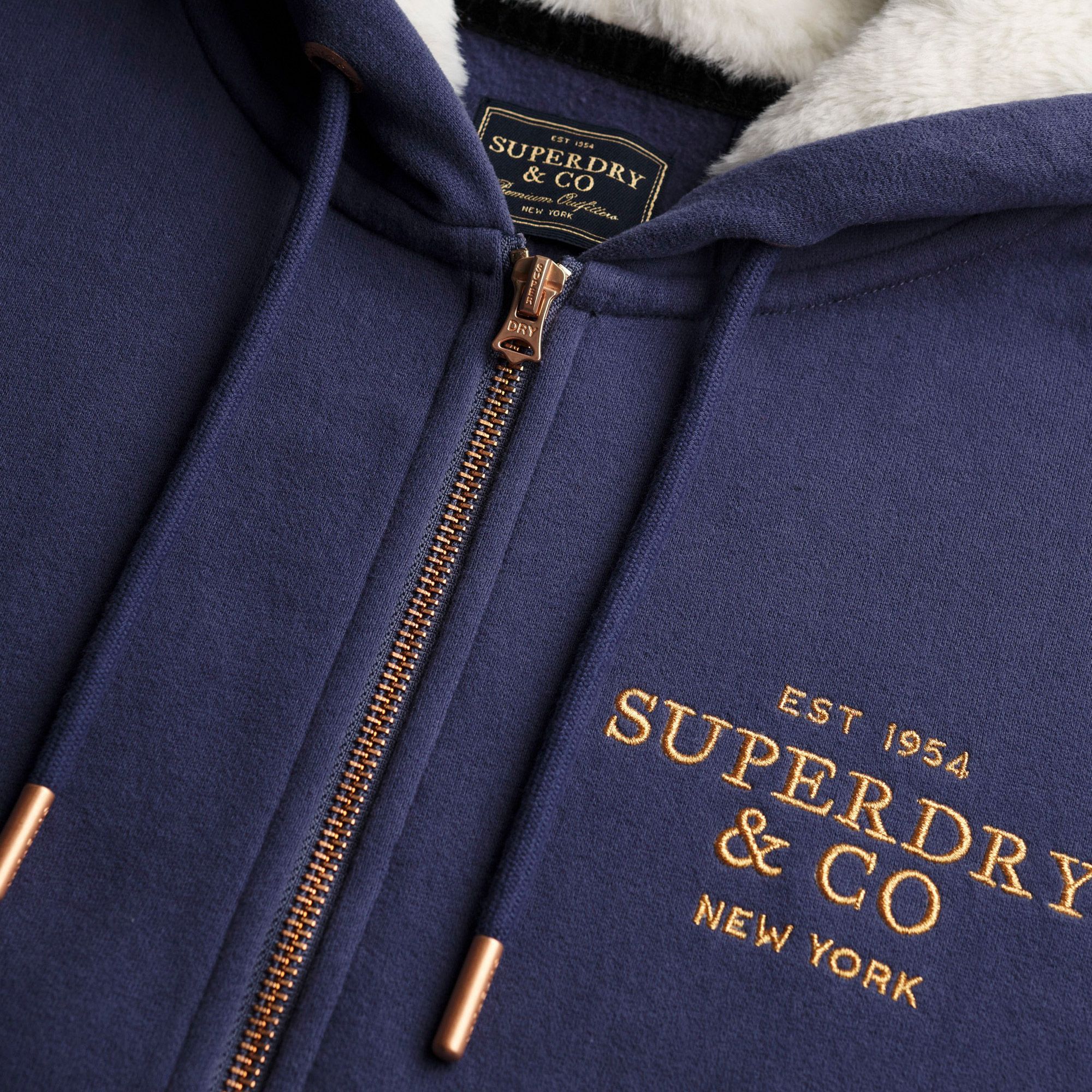 Hoodie Superdry Luxe Zip Femmes