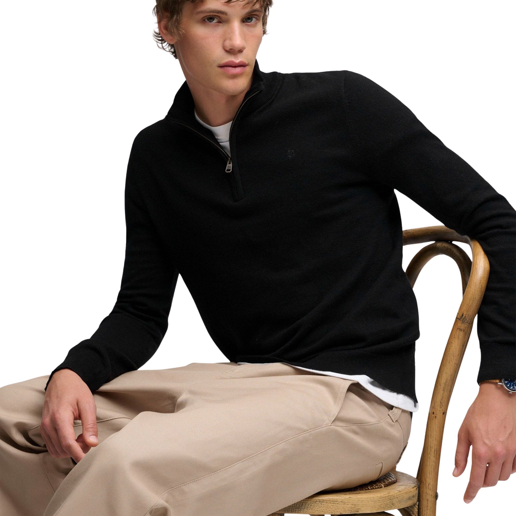 Demi-Zip Pull Superdry Essential Hommes