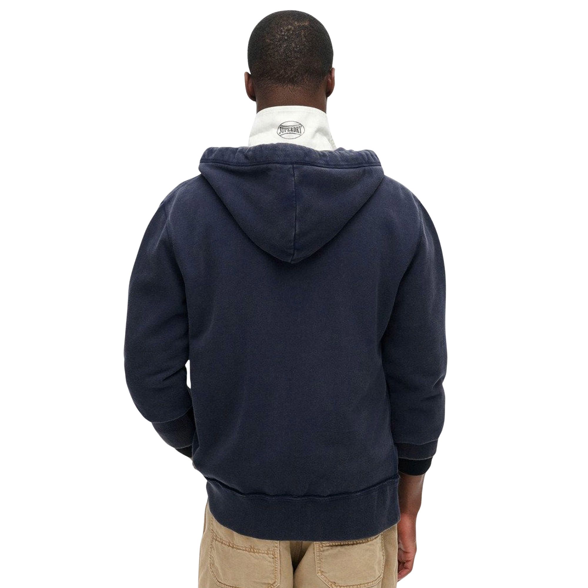 Superdry Vintage Athletic Ziphood Vest Heren
