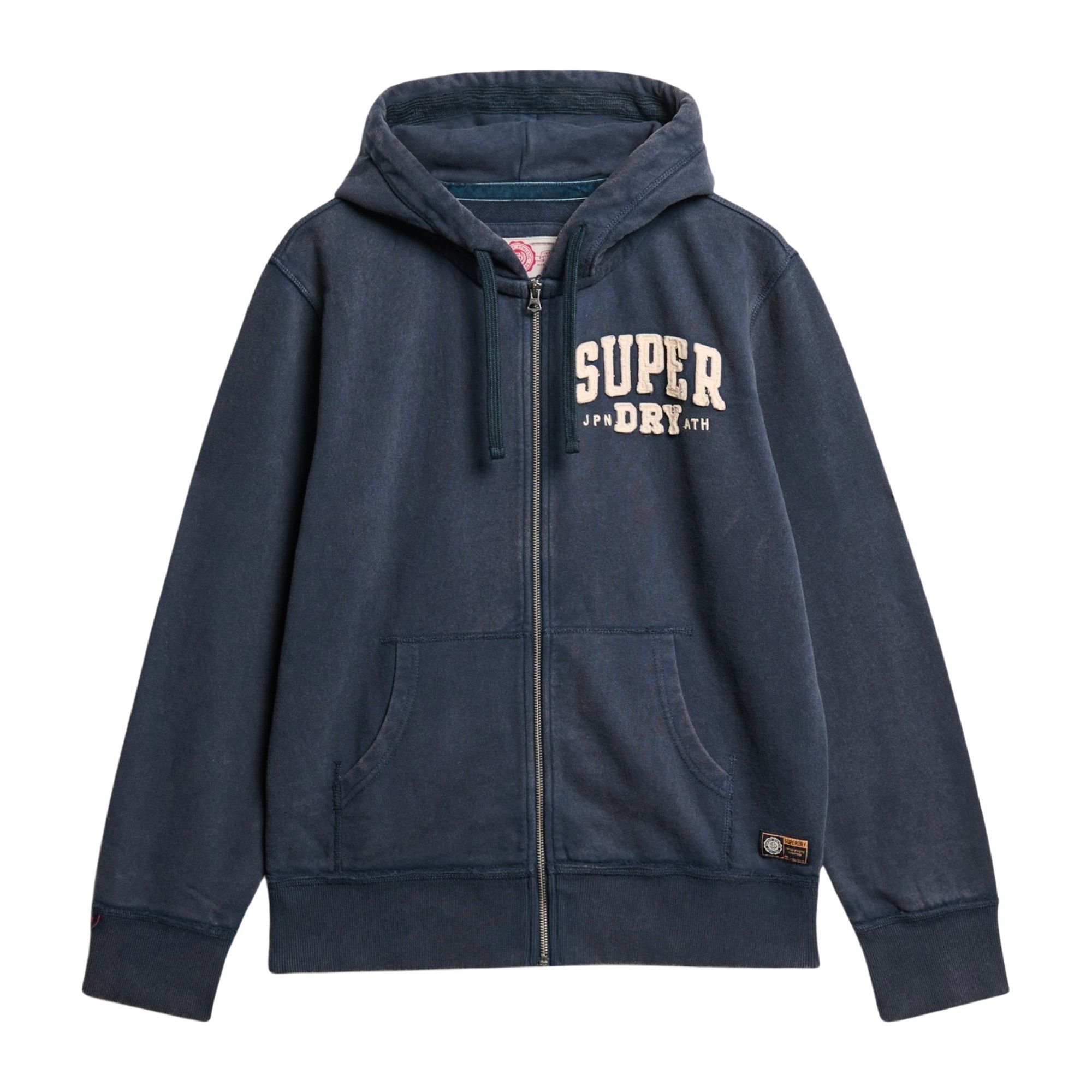 Superdry Vintage Athletic Ziphood Vest Heren