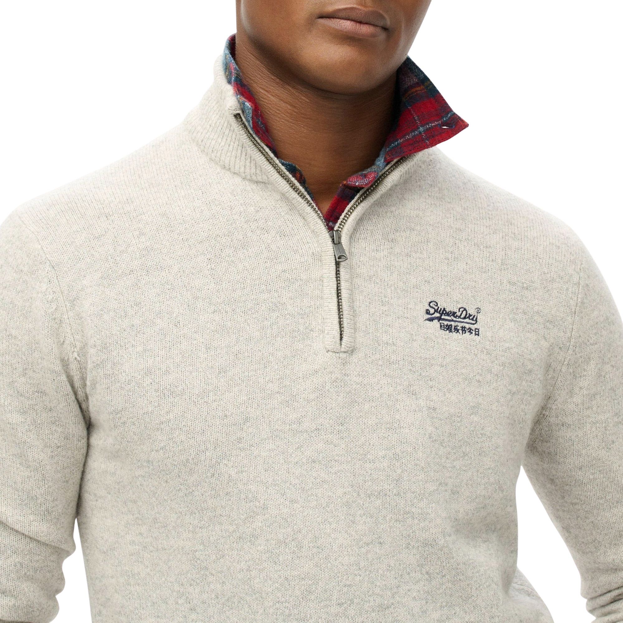Superdry Essential Knit Henley Trui Heren