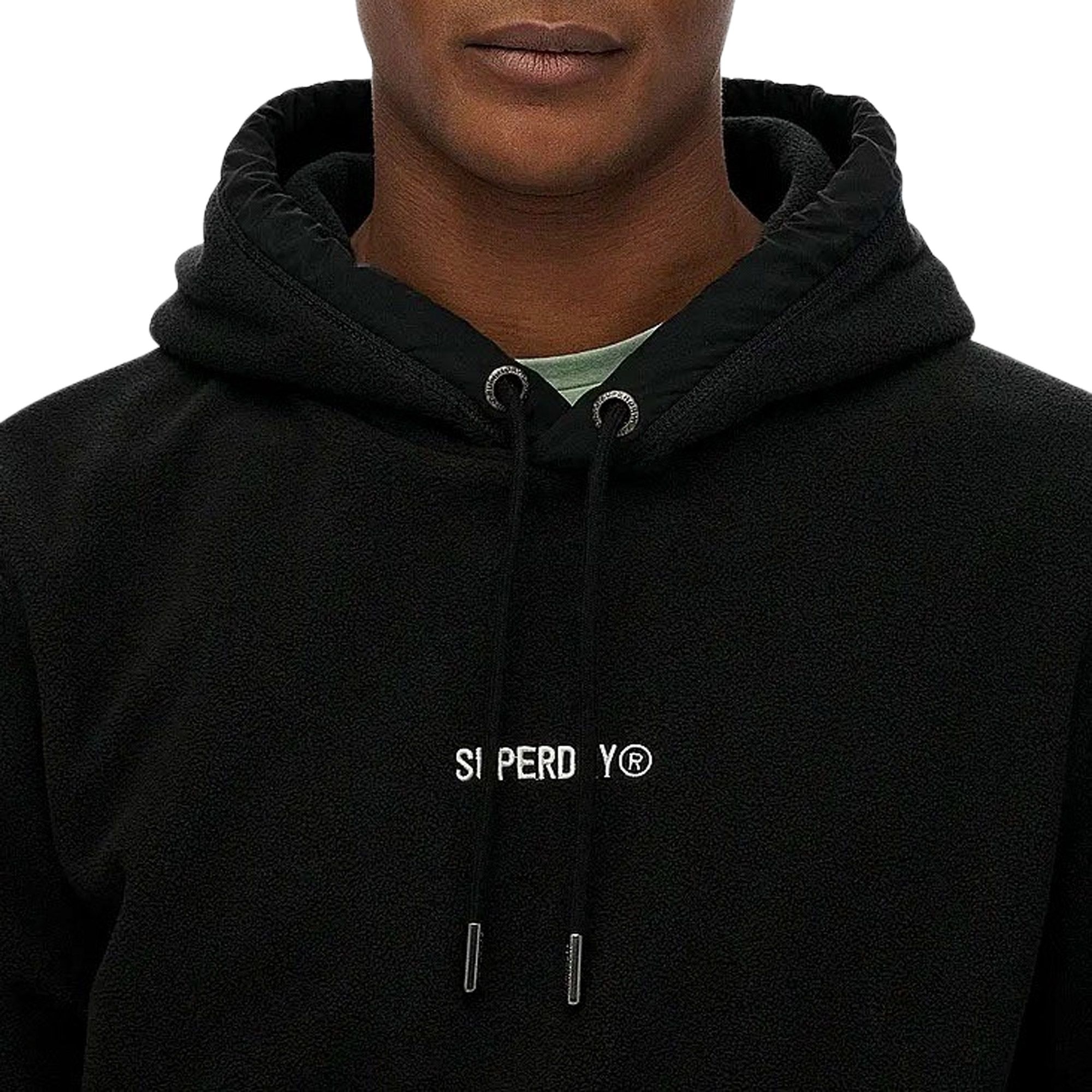 Superdry Micro Logo Fleece Hoodie Heren