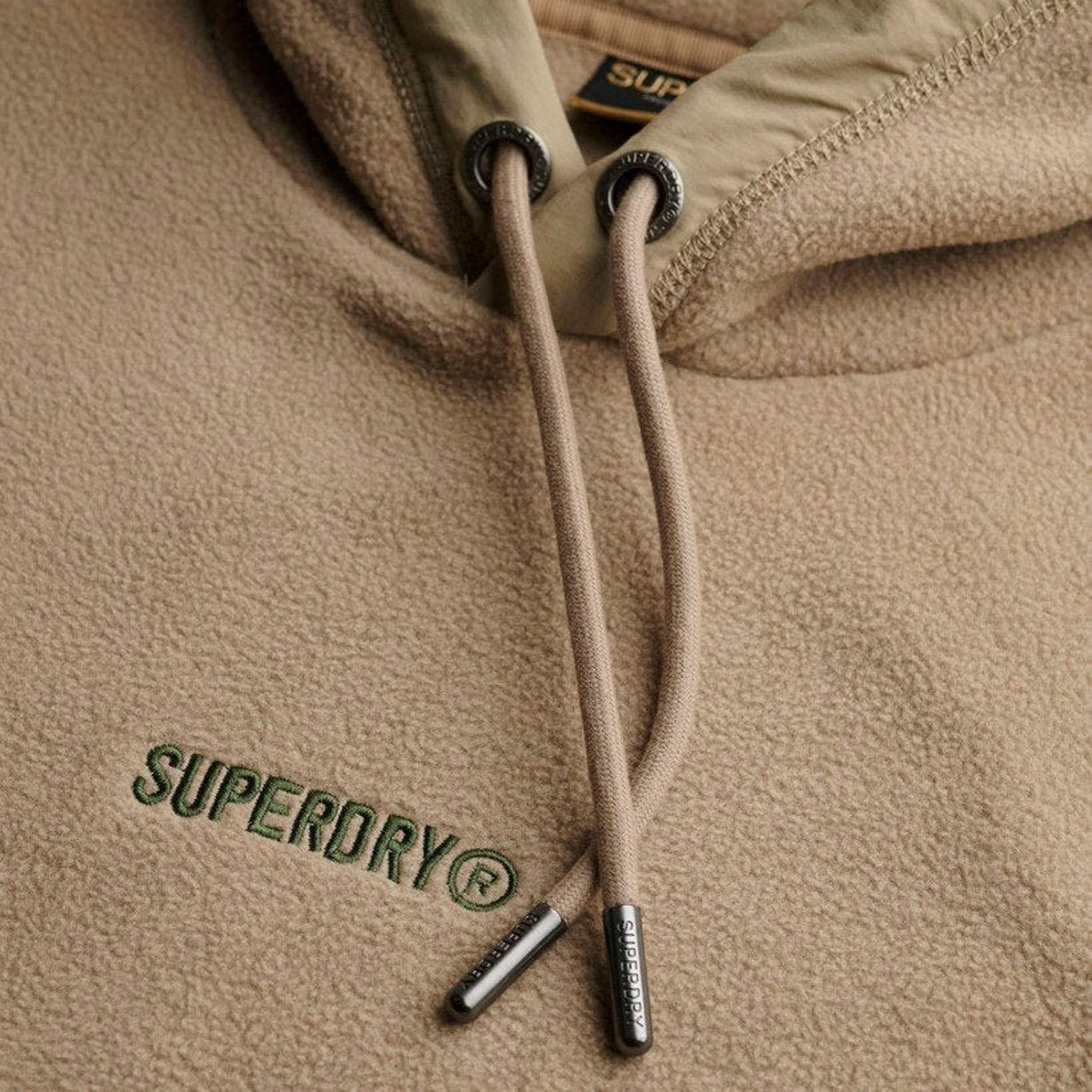 Superdry Micro Logo Fleece Hoodie Heren