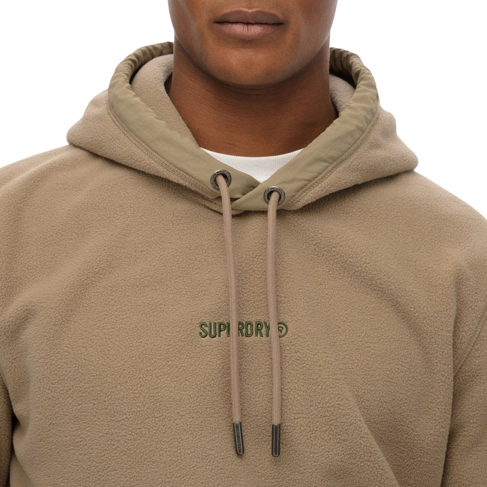 Superdry Micro Logo Fleece Hoodie Heren