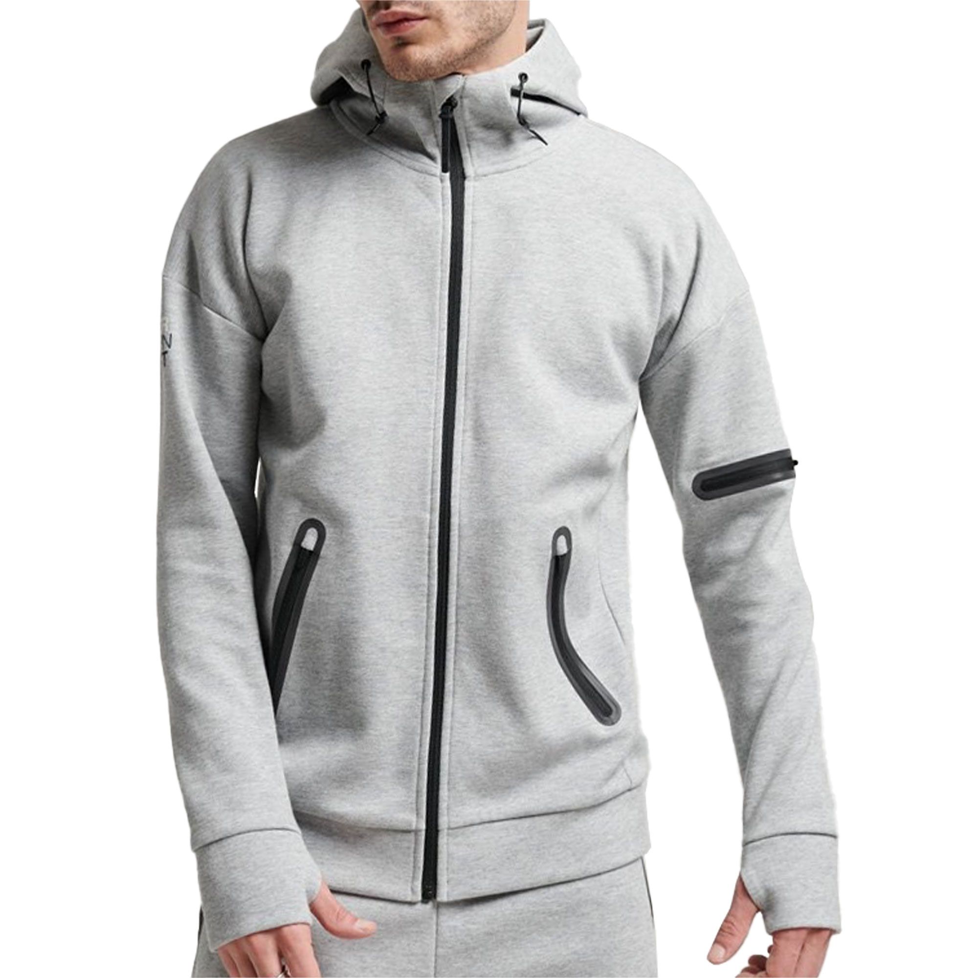 Superdry Gymtech Zip Hooded Vest Heren