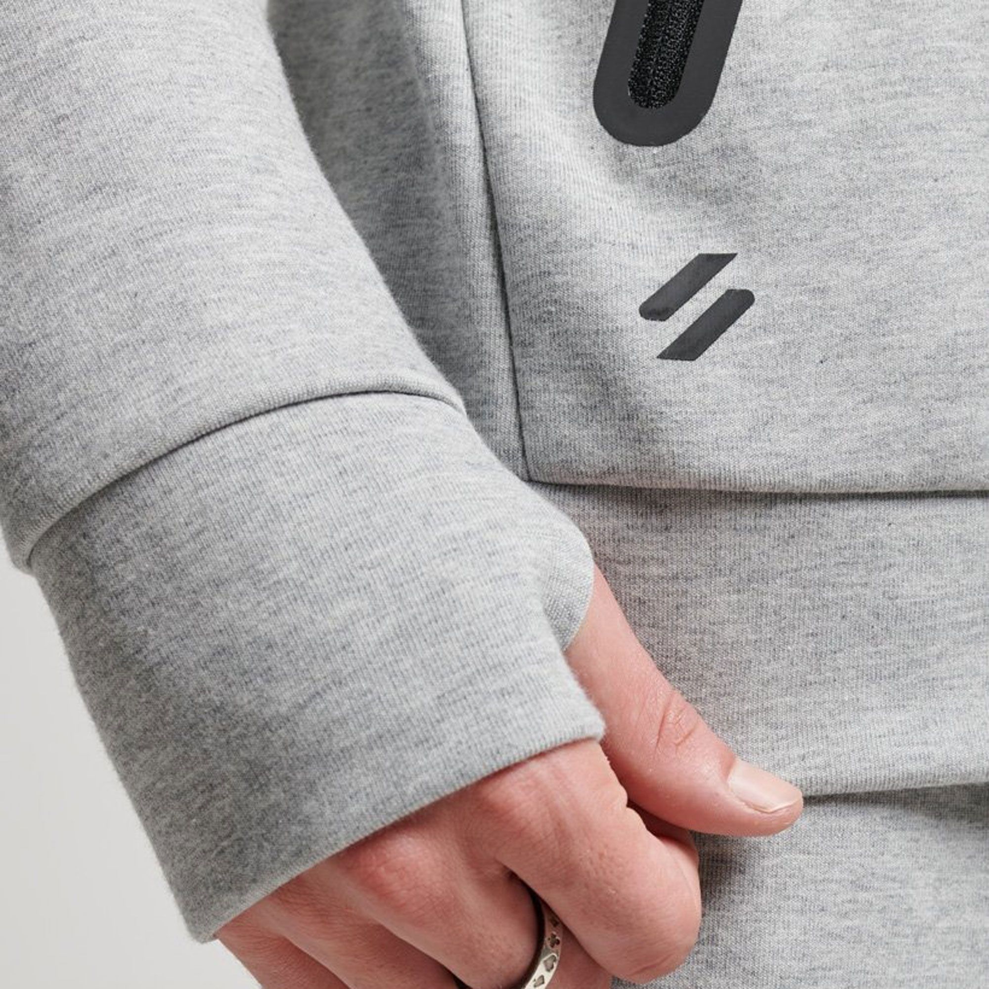 Superdry Gymtech Zip Hooded Vest Heren