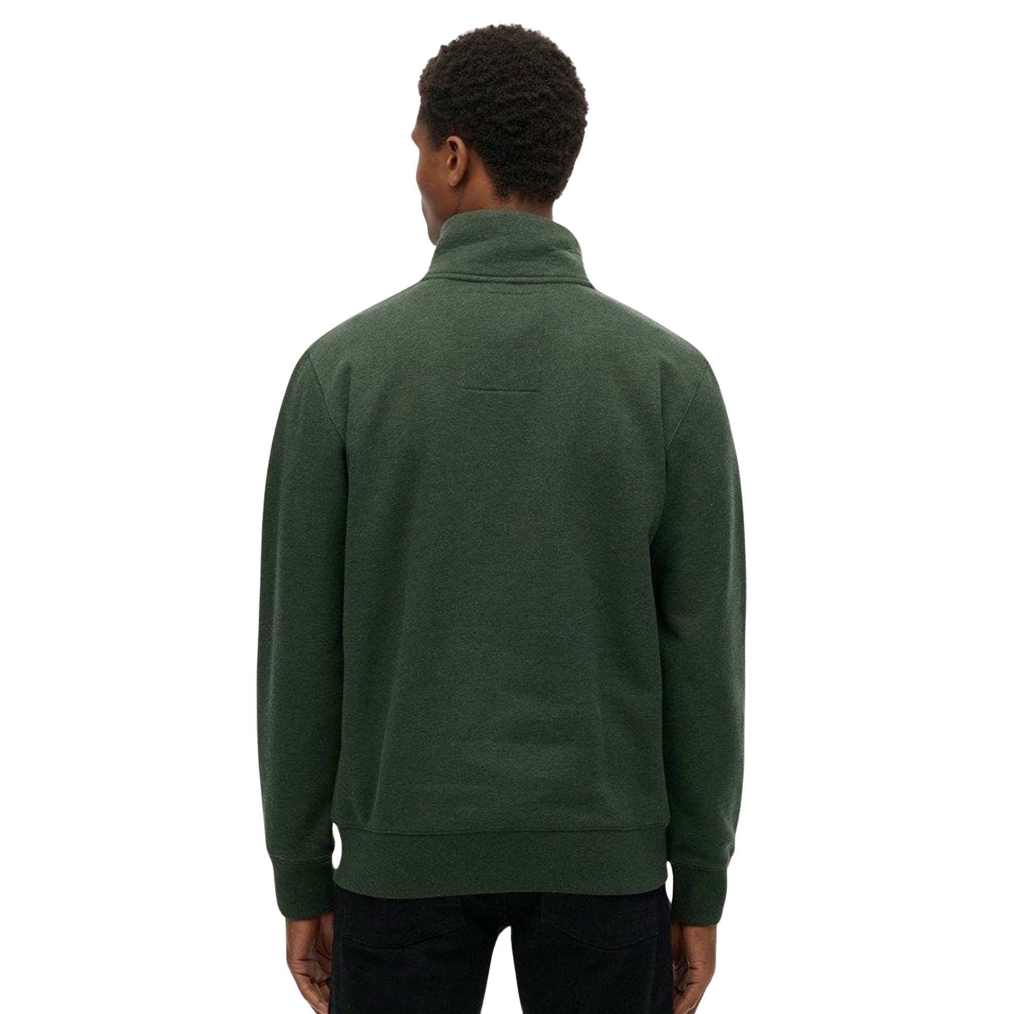 Superdry Essential Logo Henley Half Zip Sweater Heren