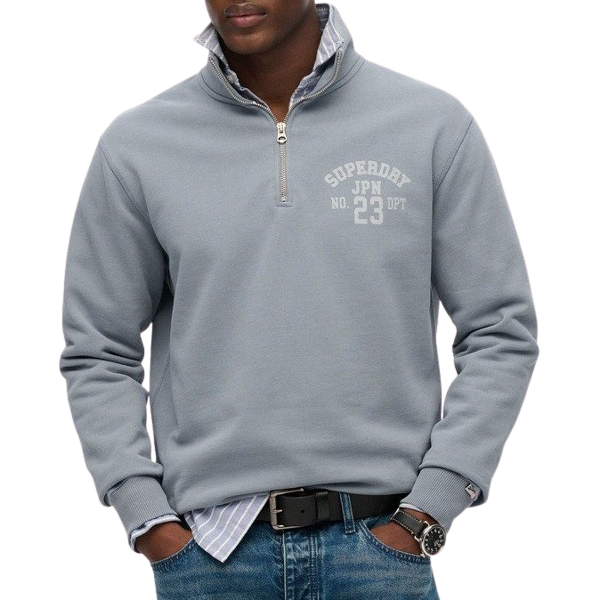 Superdry Athletic Ess Half Zip Sweater Heren