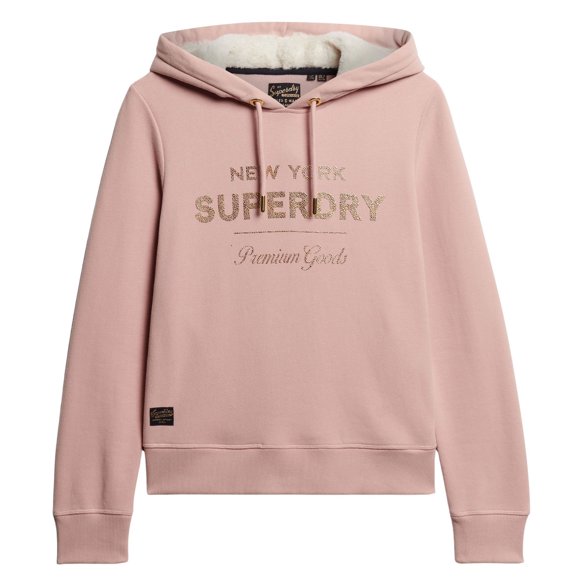 Superdry Luxe Metallic Logo Hoodie Dames