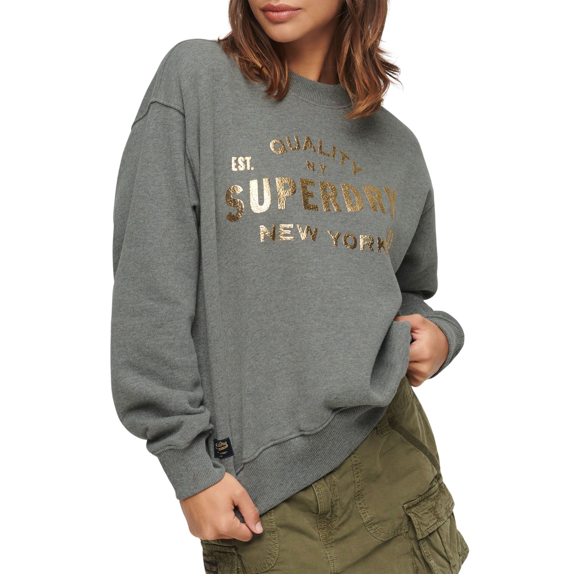 Sweater Superdry Luxe Metallic Logo