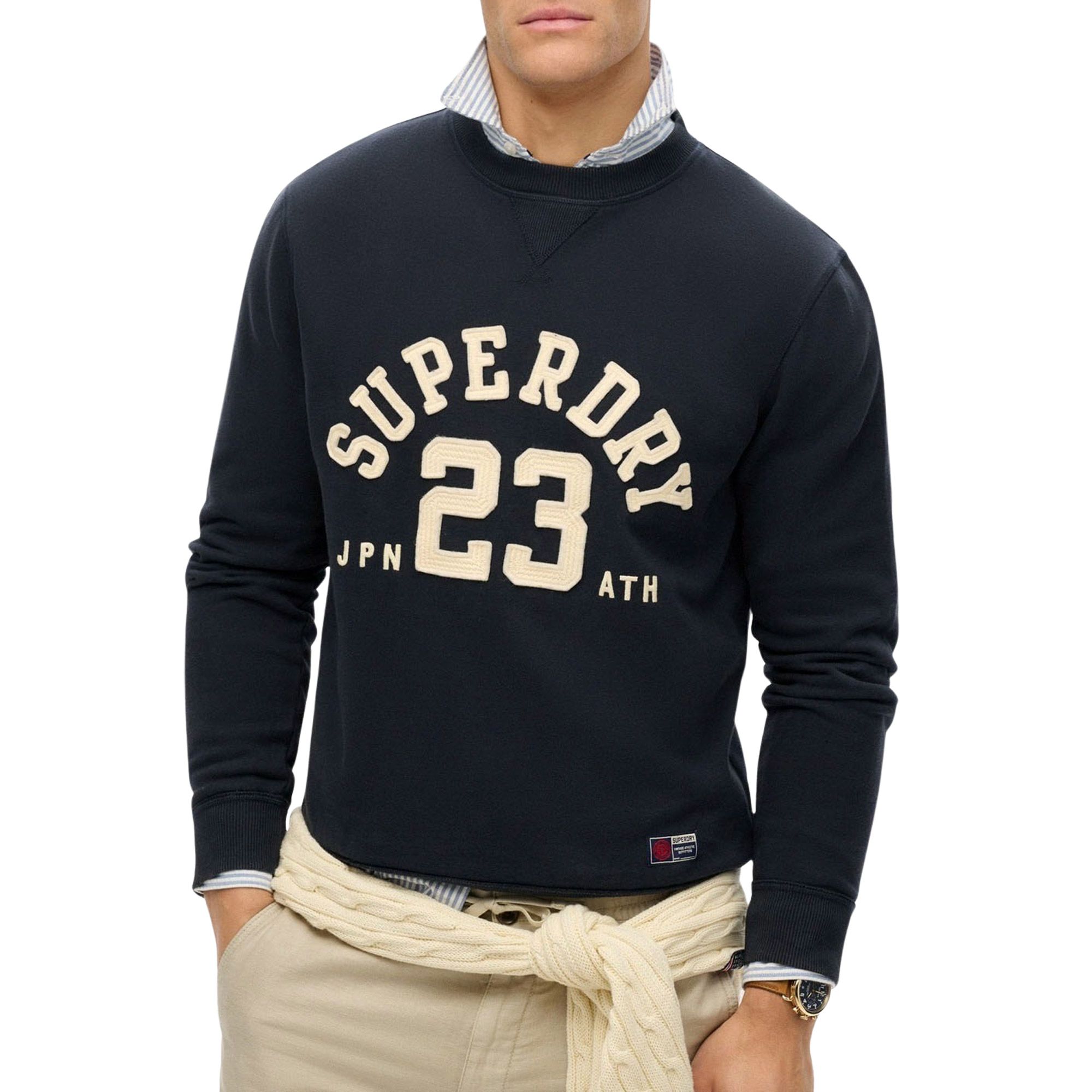 Superdry Vintage Athletic Crew Sweater Heren