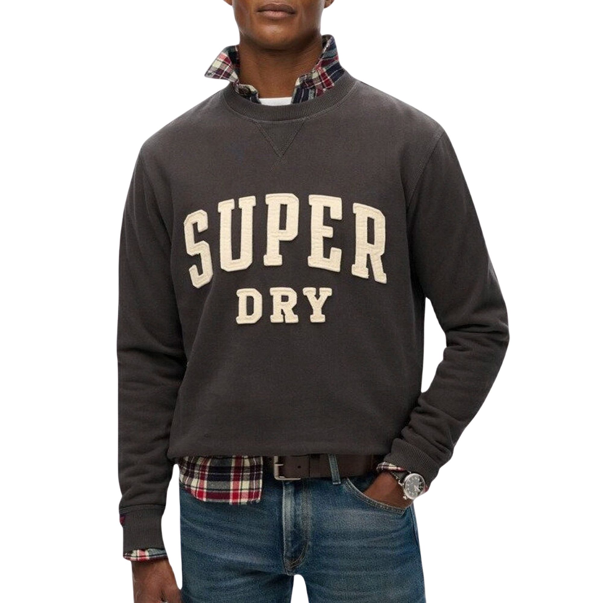 Superdry Vintage Athletic Crew Sweater Heren