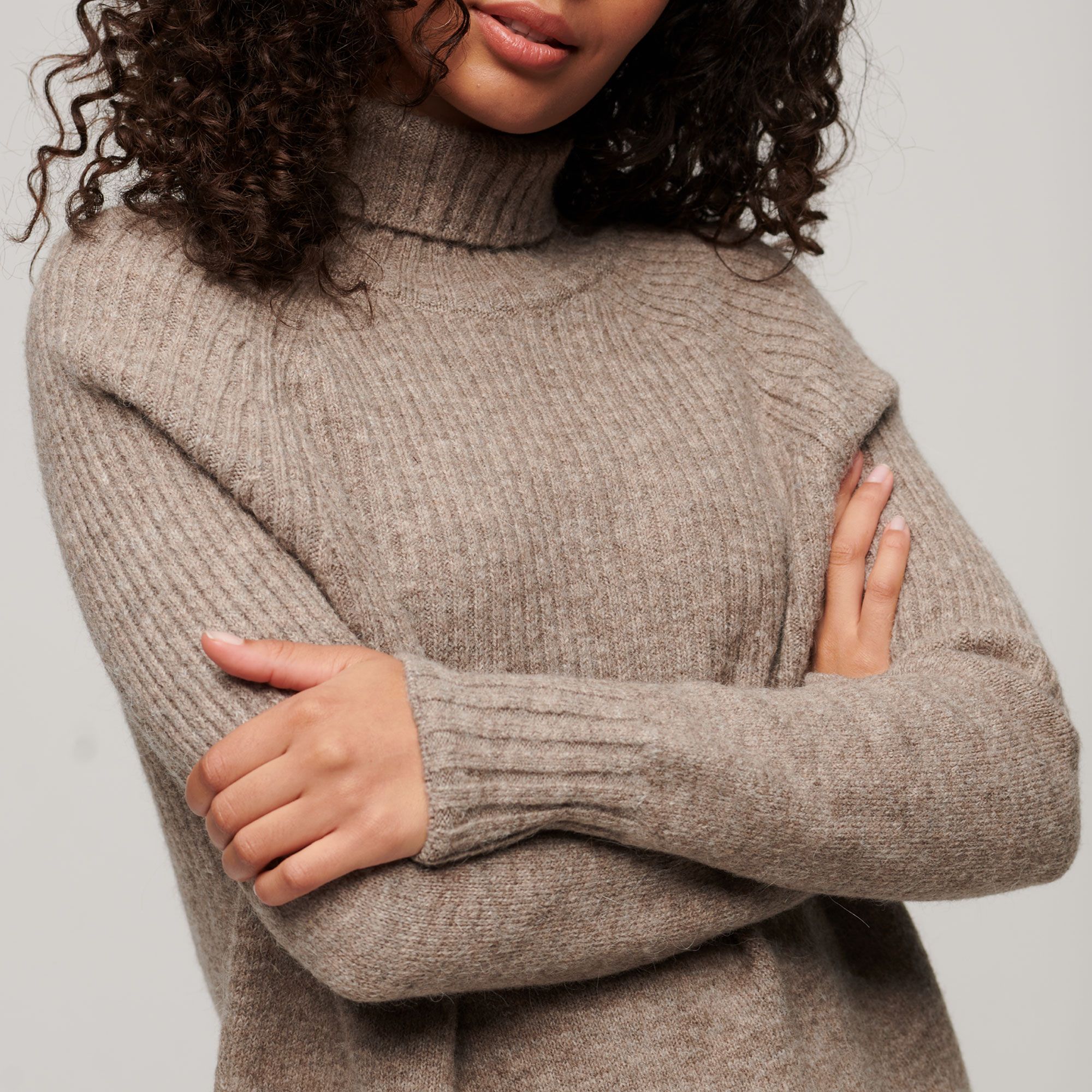 Superdry Essential Rib Knit Pullover Damen