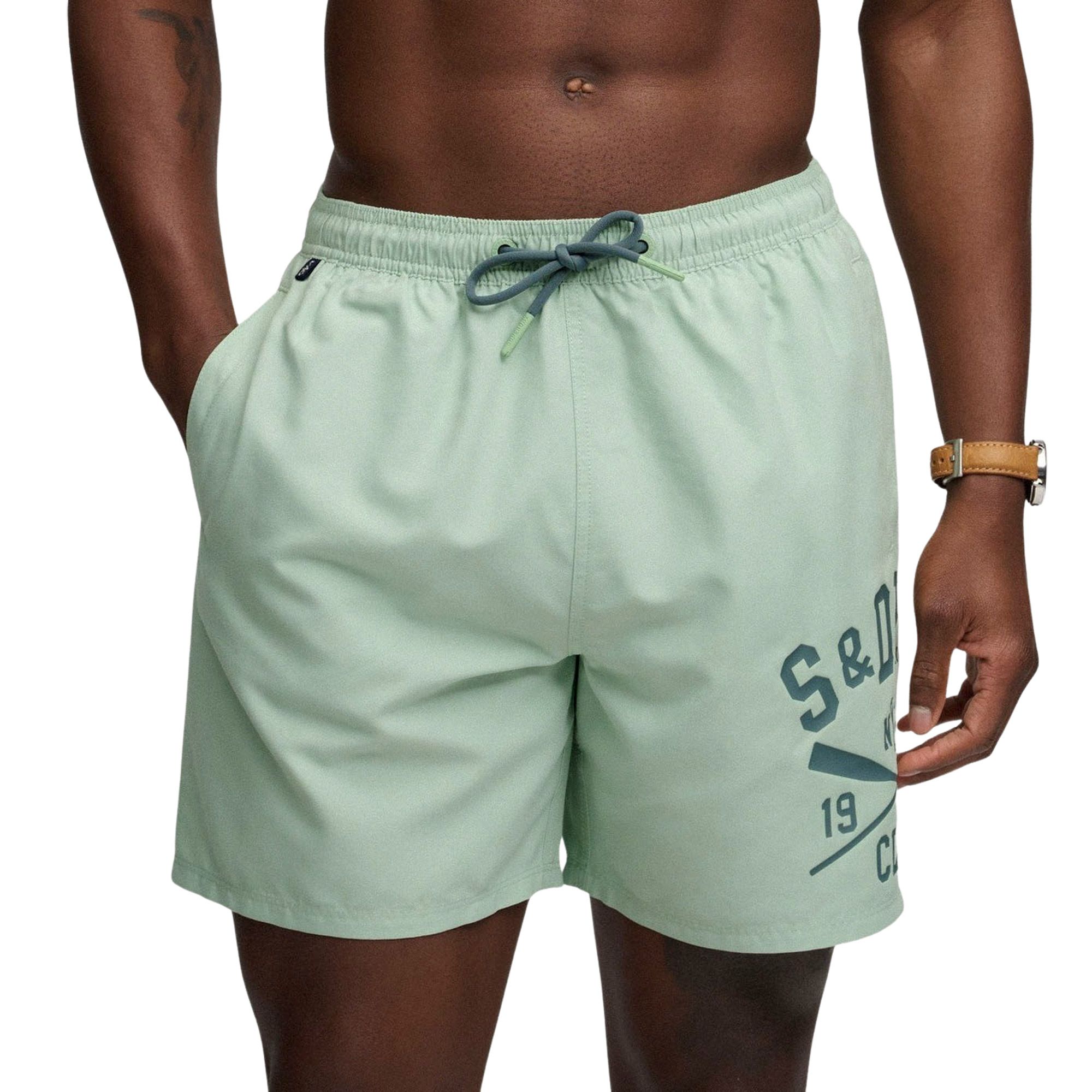 Superdry Printed Logo 16" Zwemshort Heren
