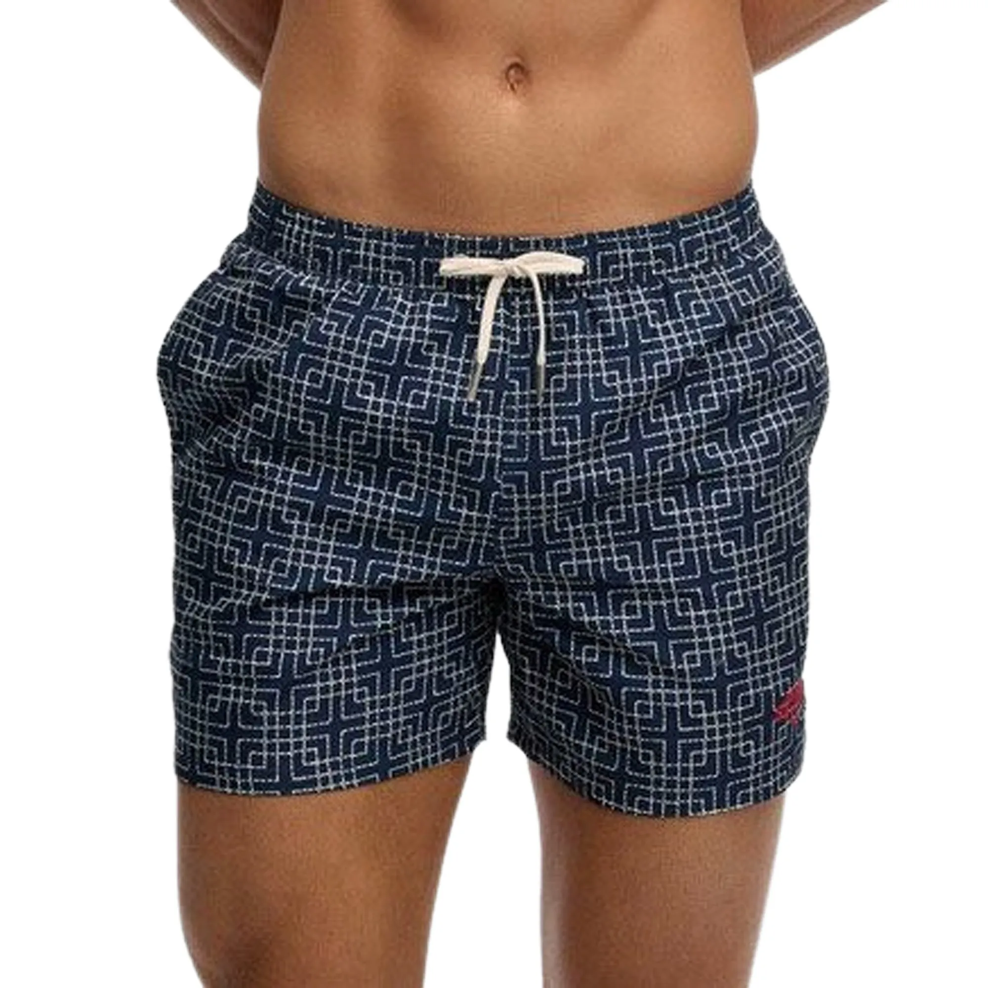 Superdry Premium Printed 15&quot; Zwemshort Heren
