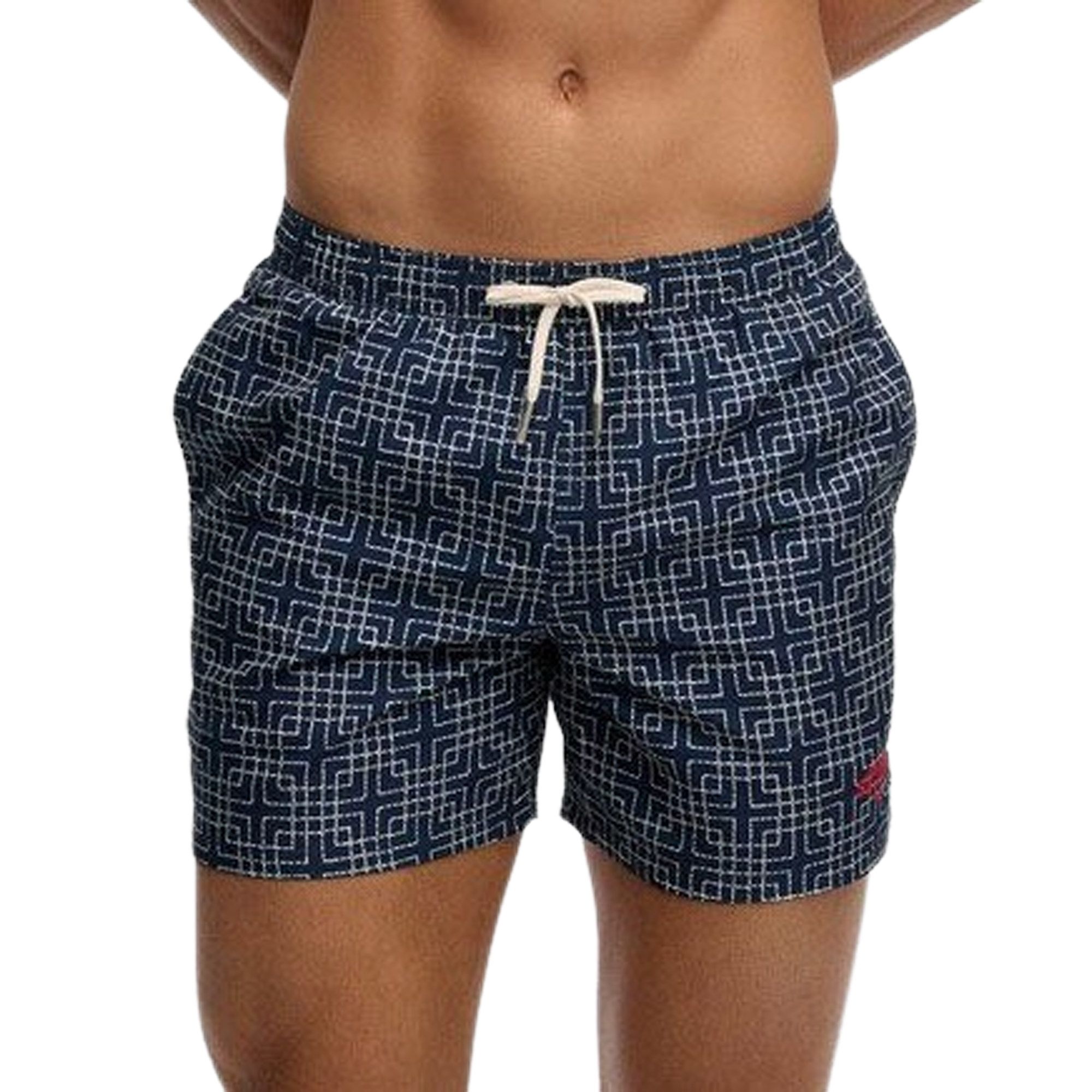 Superdry Premium Printed 15" Zwemshort Heren