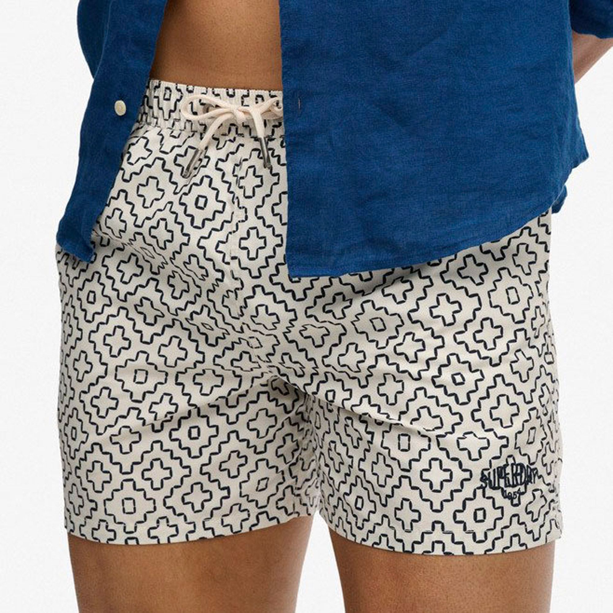 Superdry Premium Printed 15" Zwemshort Heren