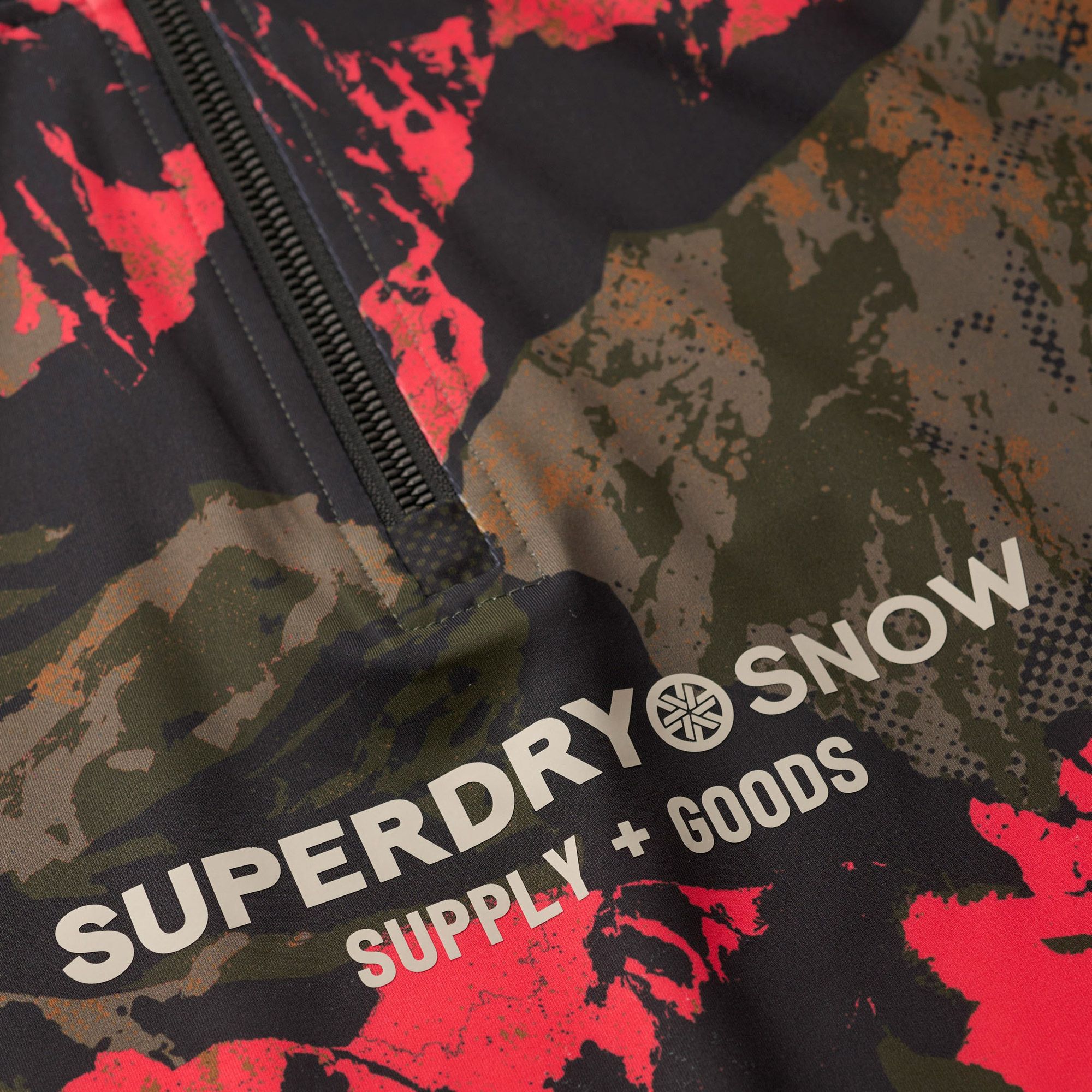 Superdry Ski Base Layer Half Zip Longsleeve Heren