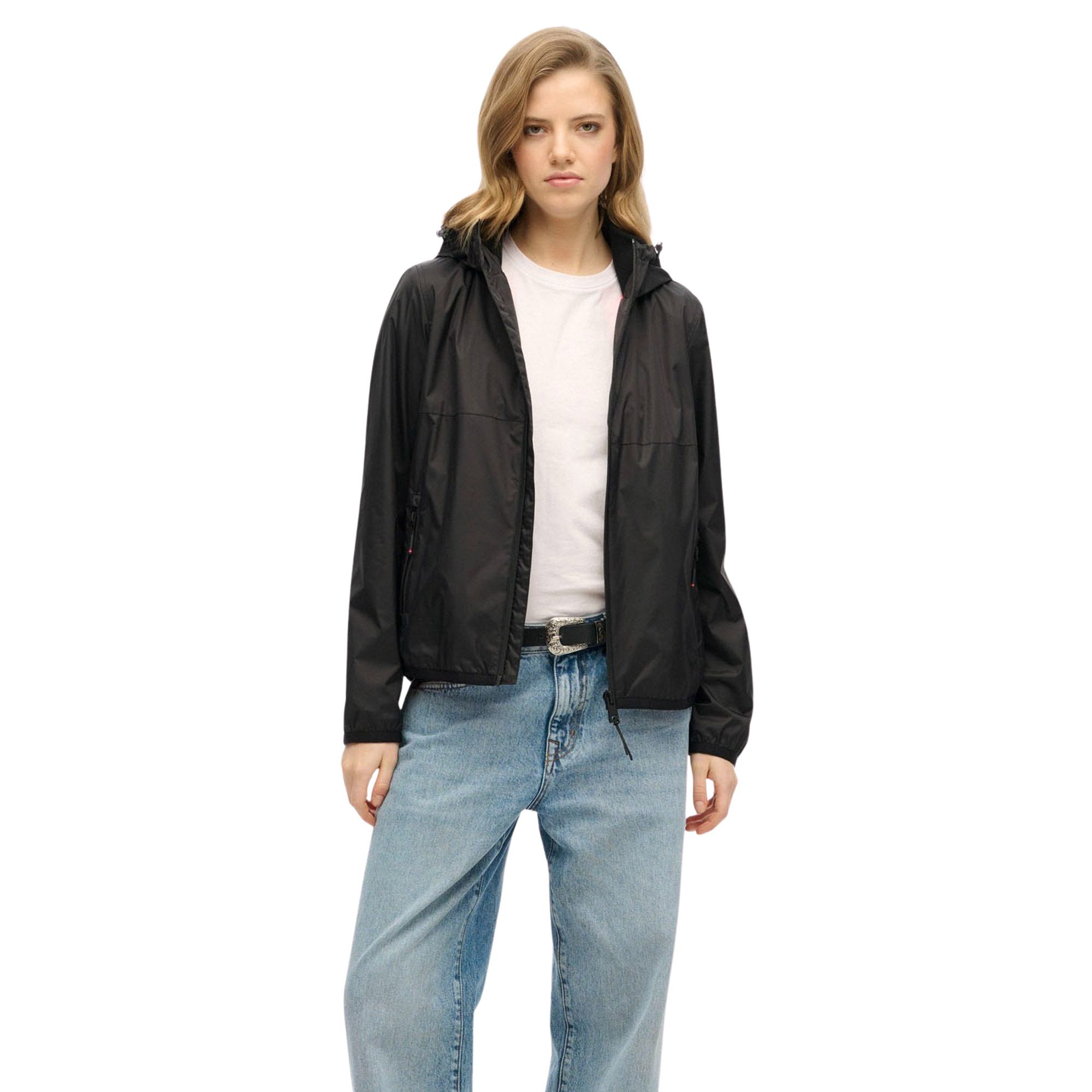 Superdry Hooded Logo Windbreaker Jas Dames
