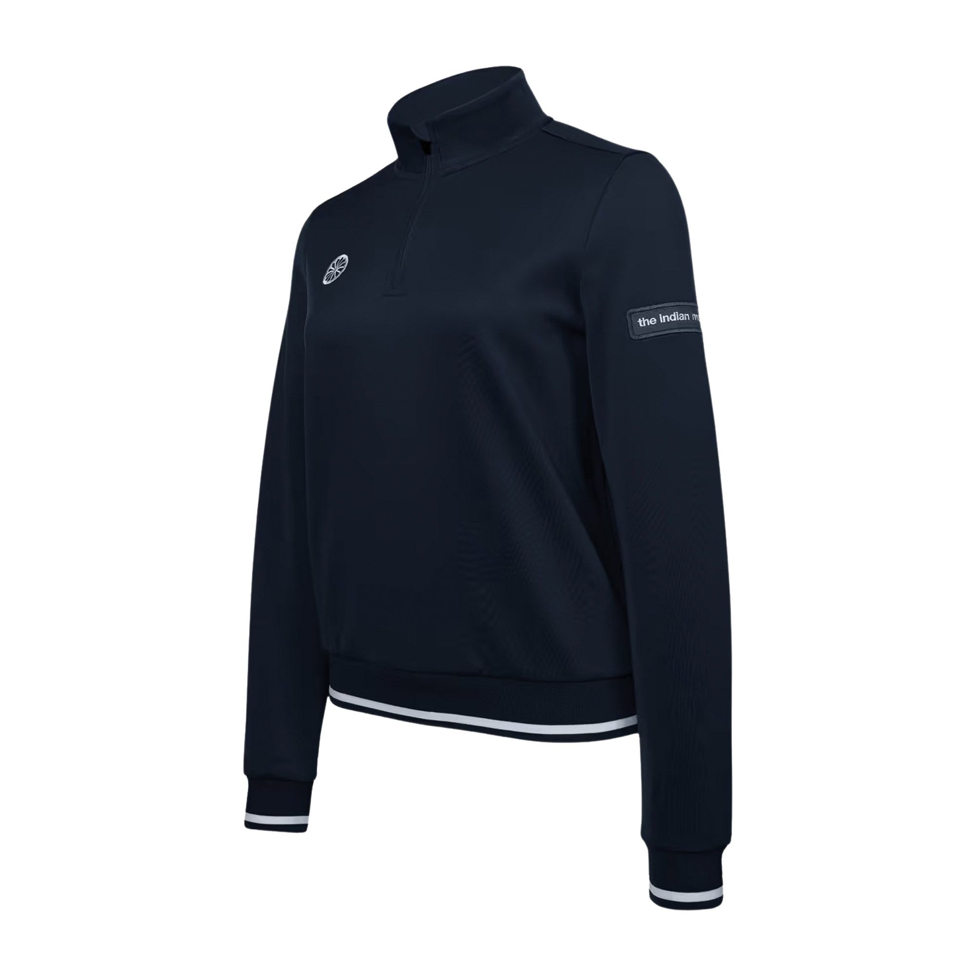 The Indian Maharadja Club Half-Zip Sweater Dames