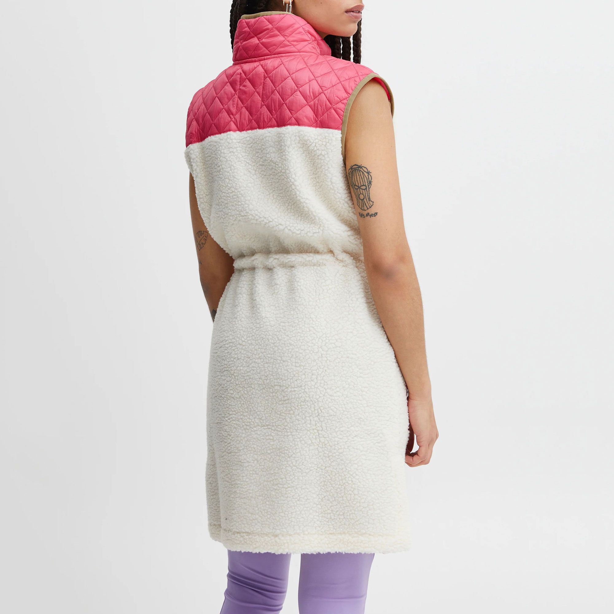 The Jogg Concept Berri Long Waistcoat Fleece Bodywarmer Dames