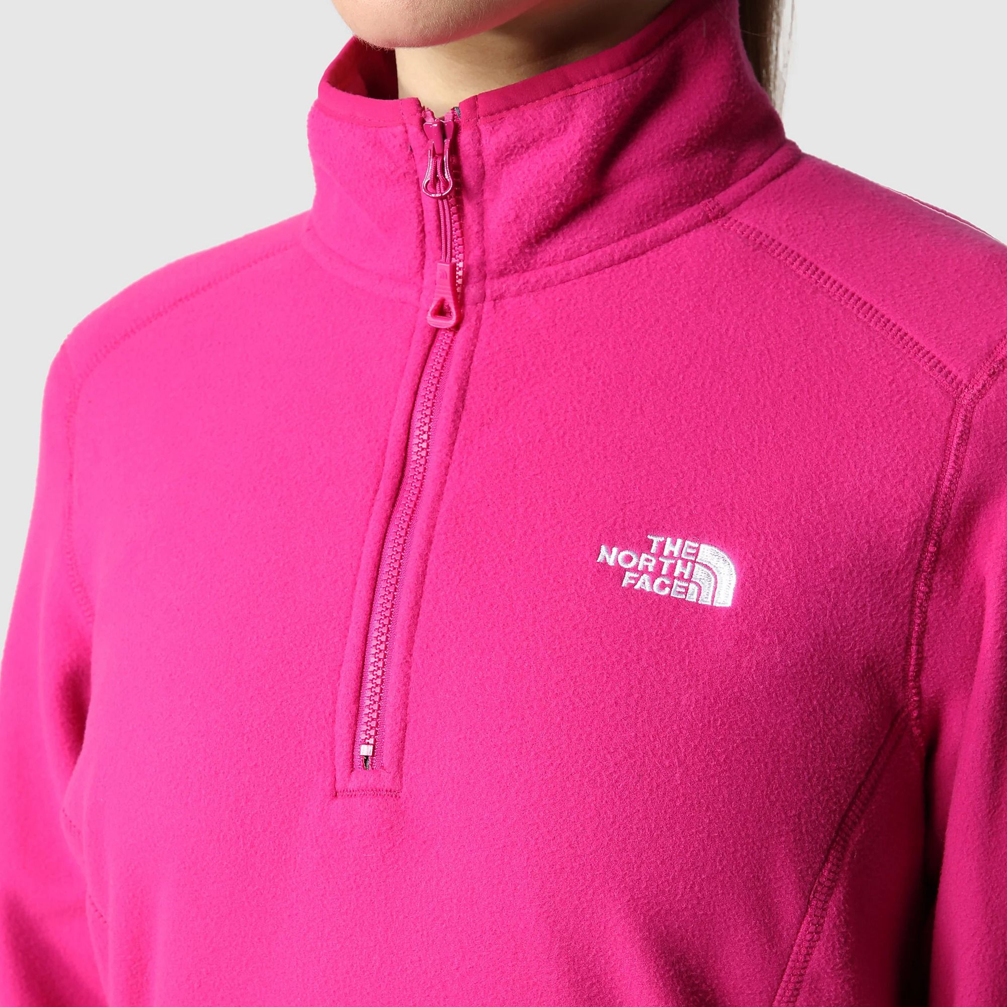 The North Face 100 Glacier 1/4 Zip Fleece Sweater Dames