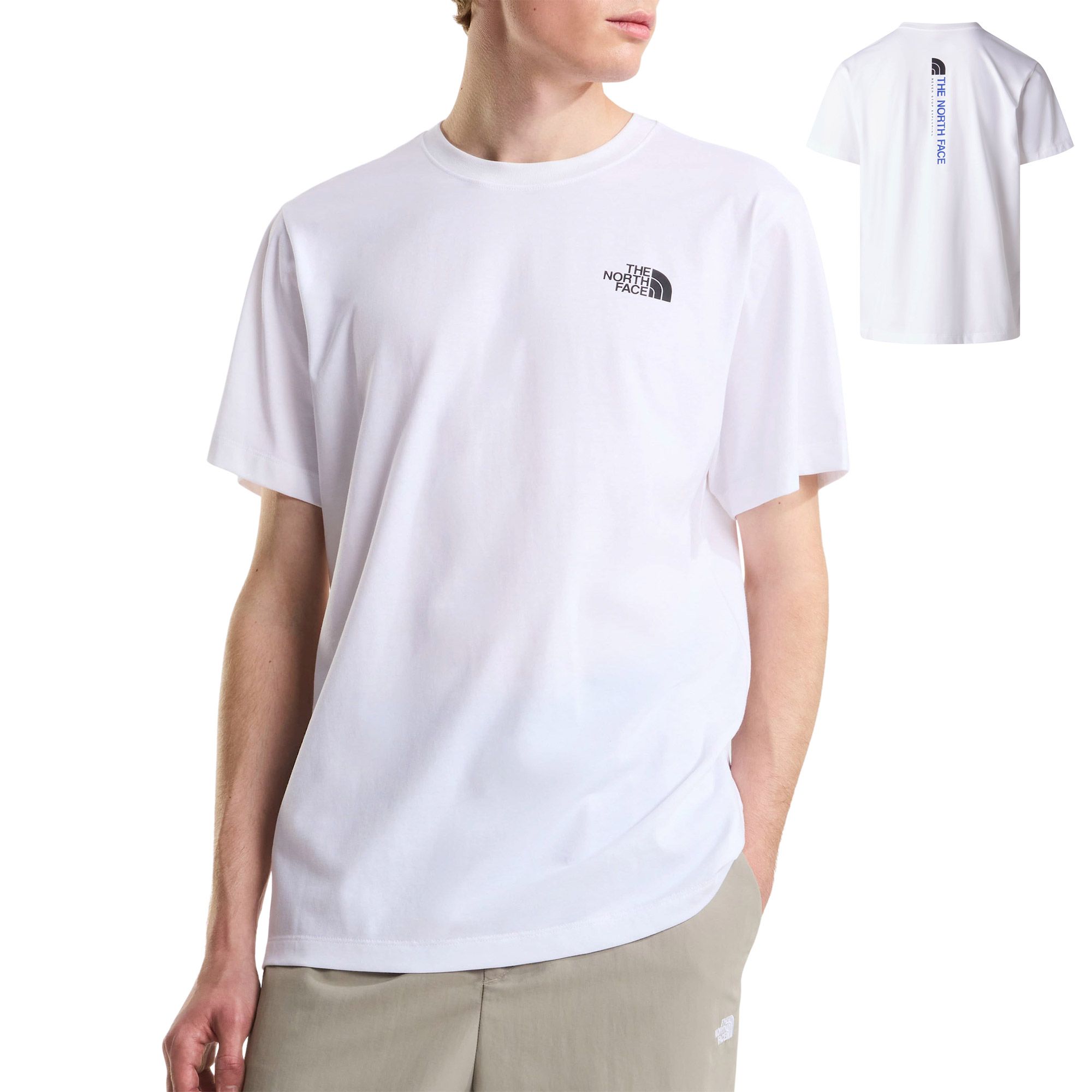 The North Face Vertical Logo Grap Shirt Heren