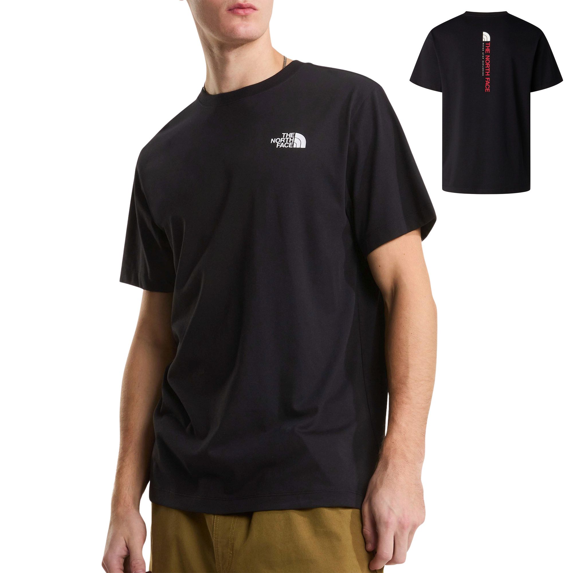 The North Face Vertical Logo Grap Shirt Heren