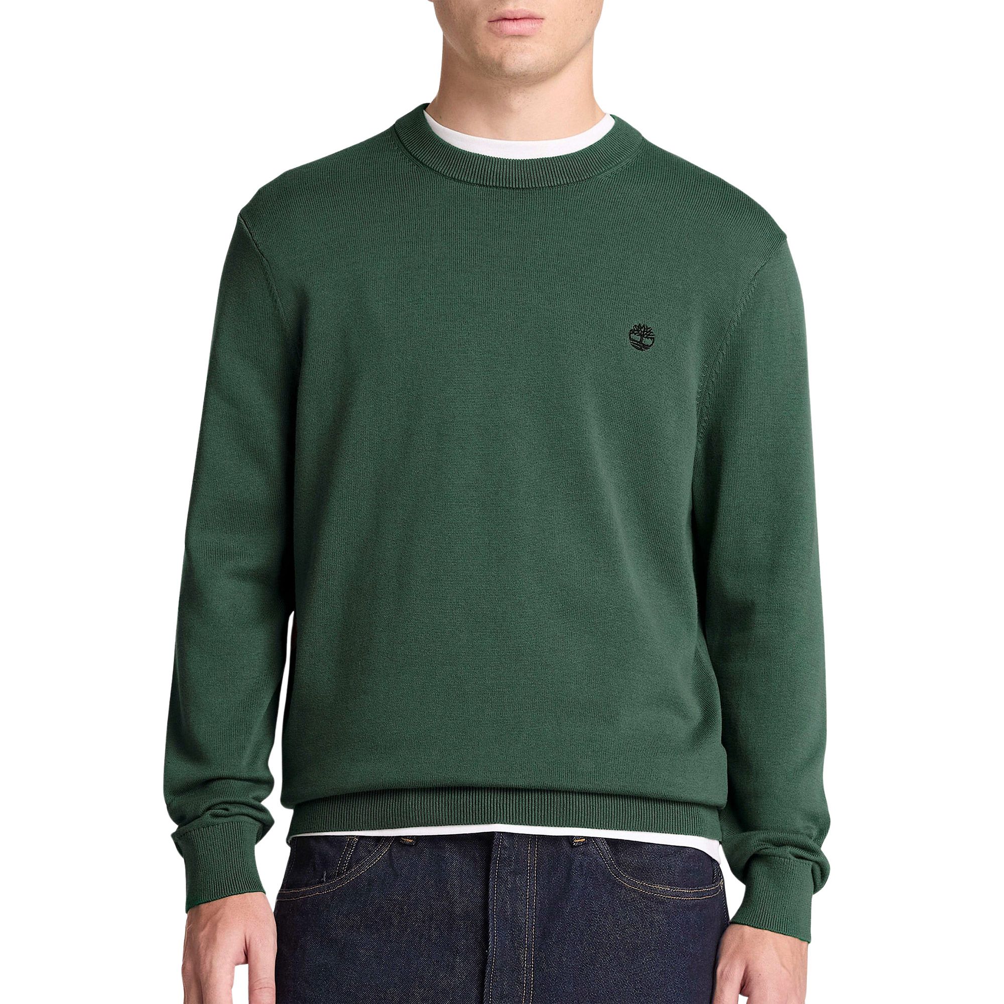 Timberland Cotton Crew Neck Sweater Heren