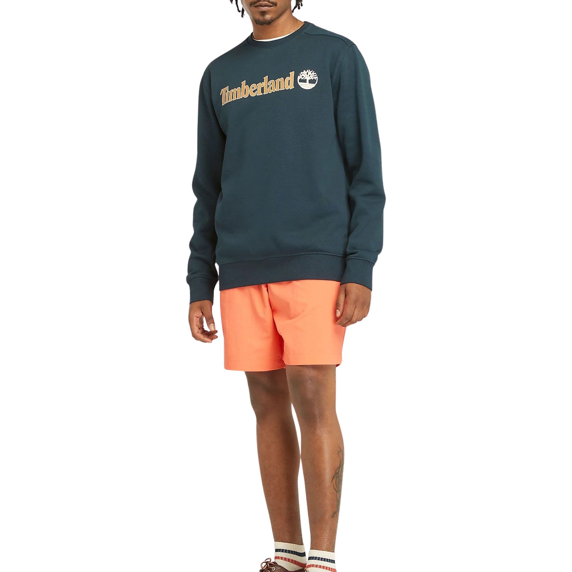 Timberland Linear Logo Sweater Heren